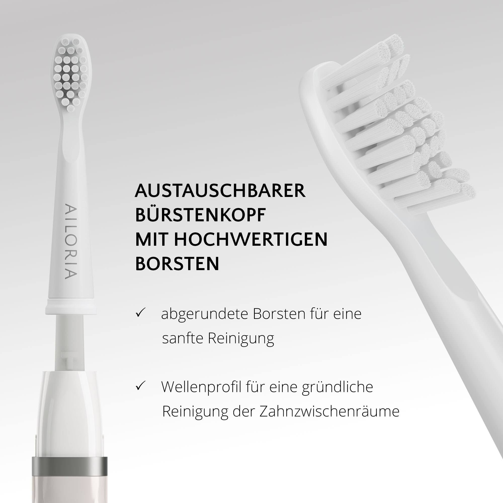 AILORIA Schallzahnbürste »USB-Schallzahnbürste FLASH TRAVEL«