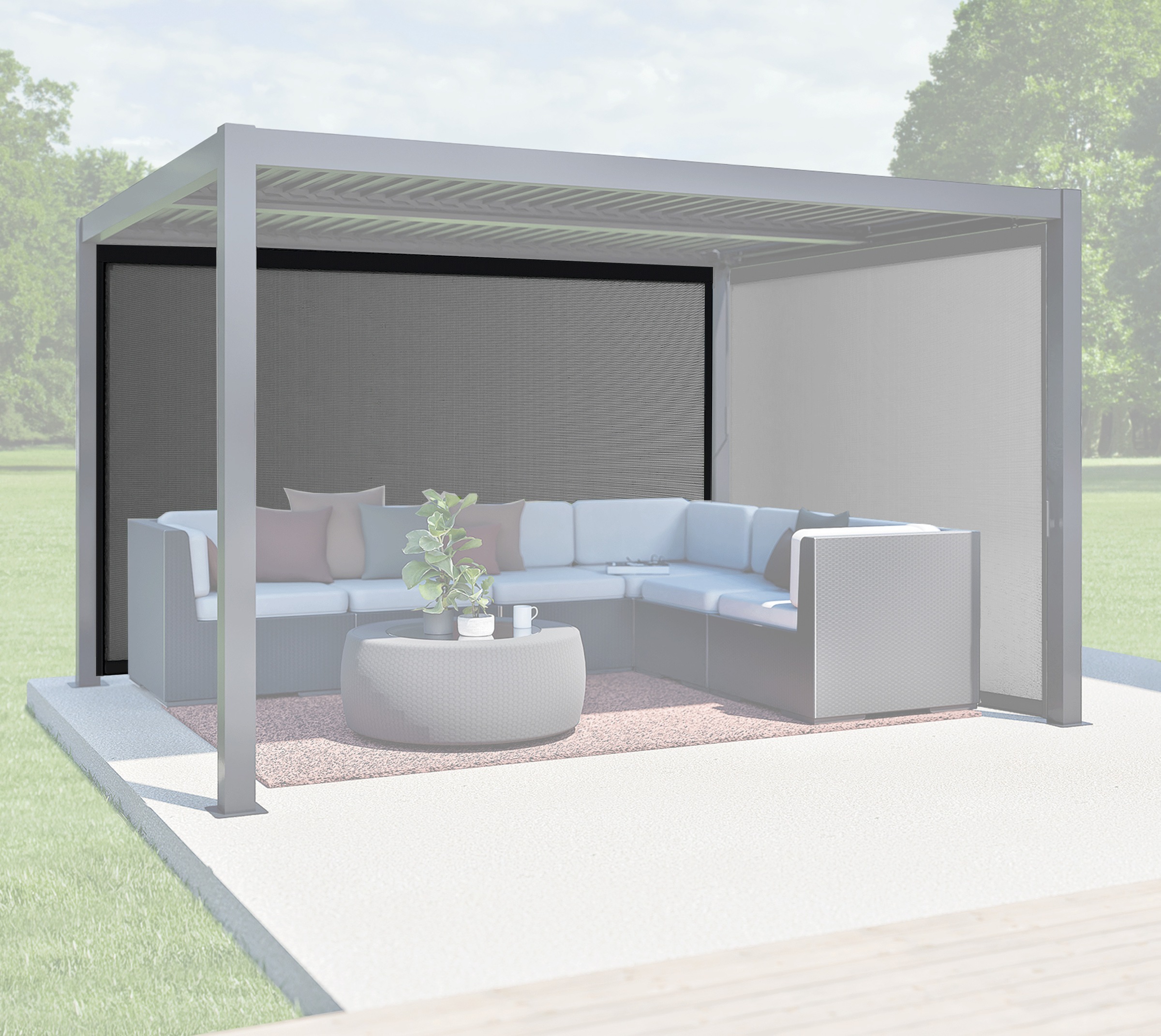SOJAG Milo Panele 12 Grey Pavilion Side Panel 2