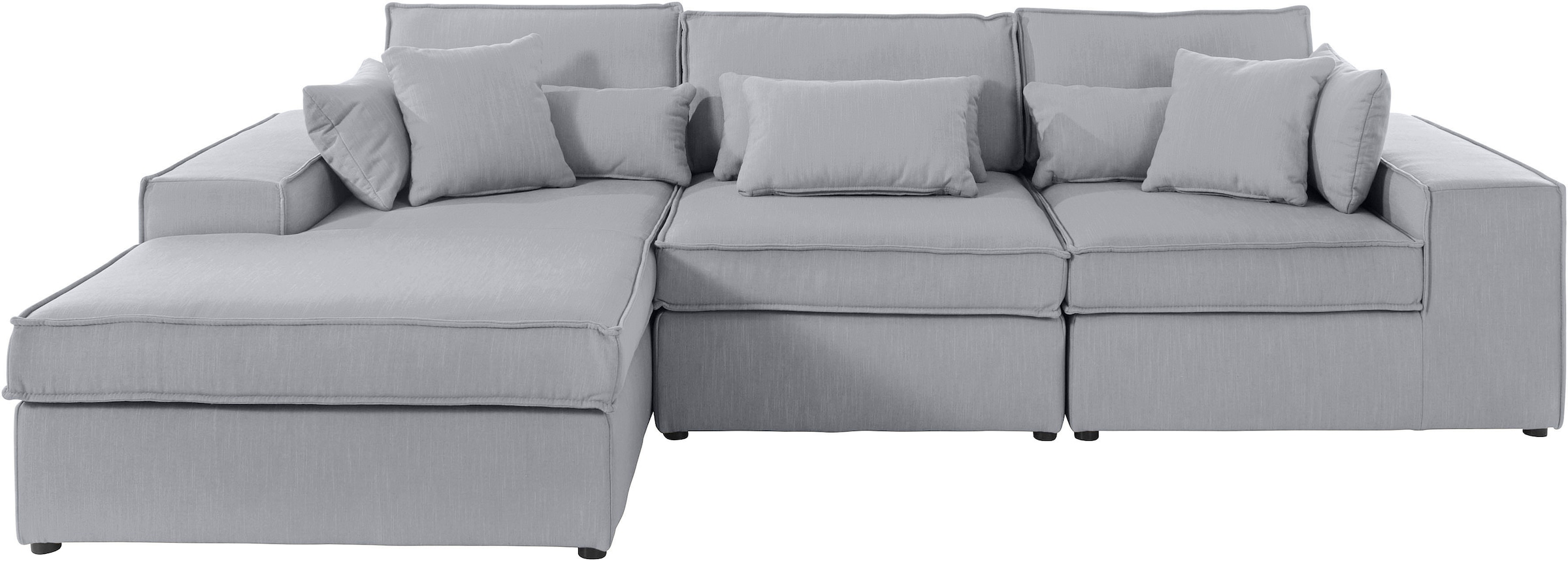 OTTO home Ecksofa "Florid L-Form" 3 Teile, bestehend aus Modulen, viele Bez günstig online kaufen