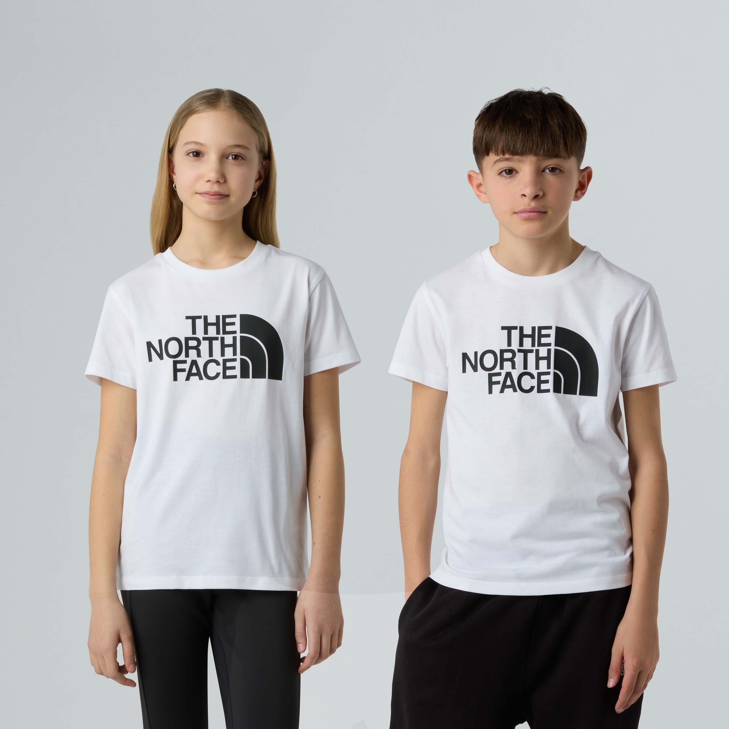The North Face T-Shirt »TEEN EASY REGULAR SS TEE« für Jugendliche, Kurzarm, Rundhalsausschnitt, ohne Verschluss