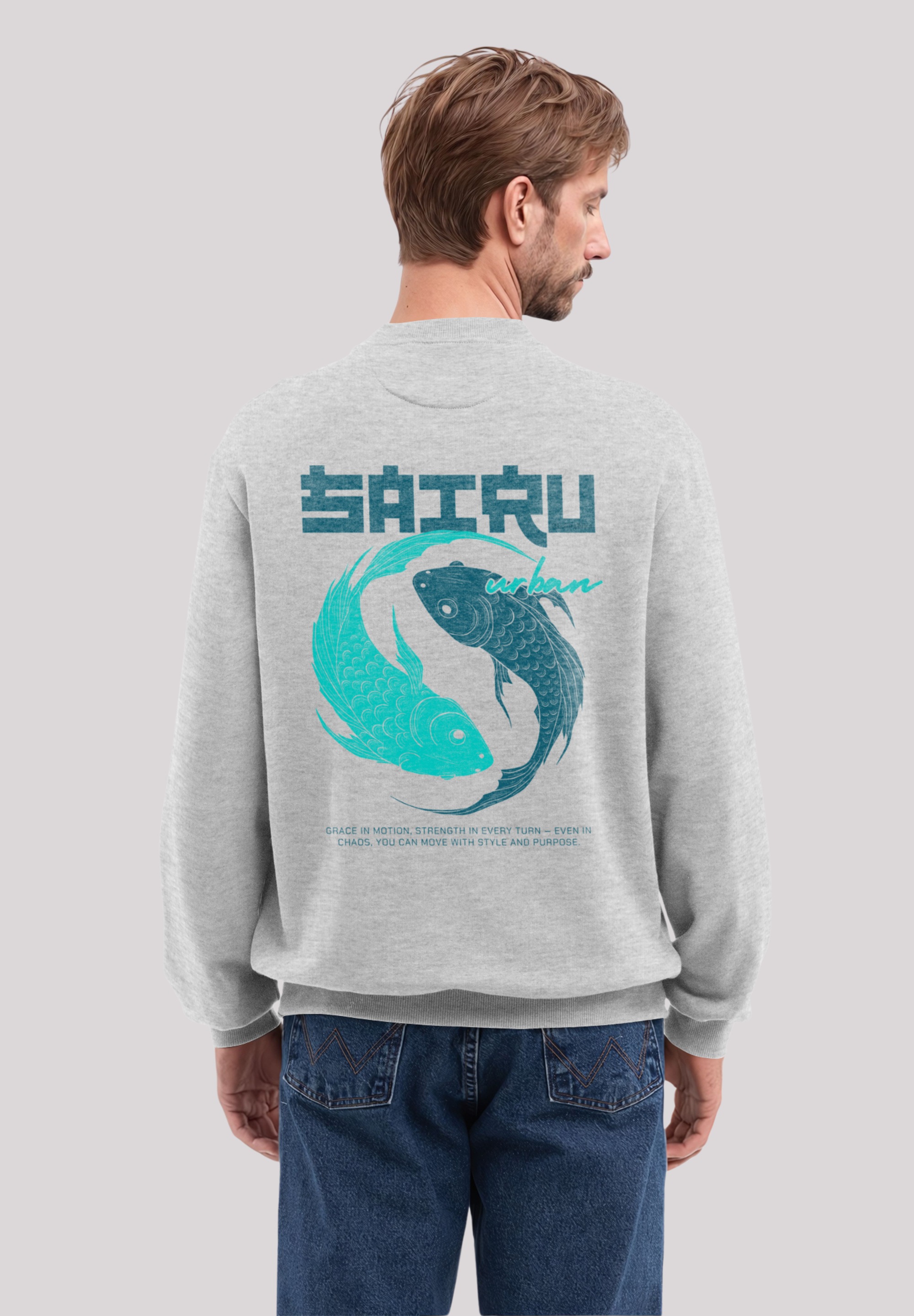 F4NT4STIC Sweatshirt »Koi Fish Japan Streetstyle«, Japan Streetwear Styles
