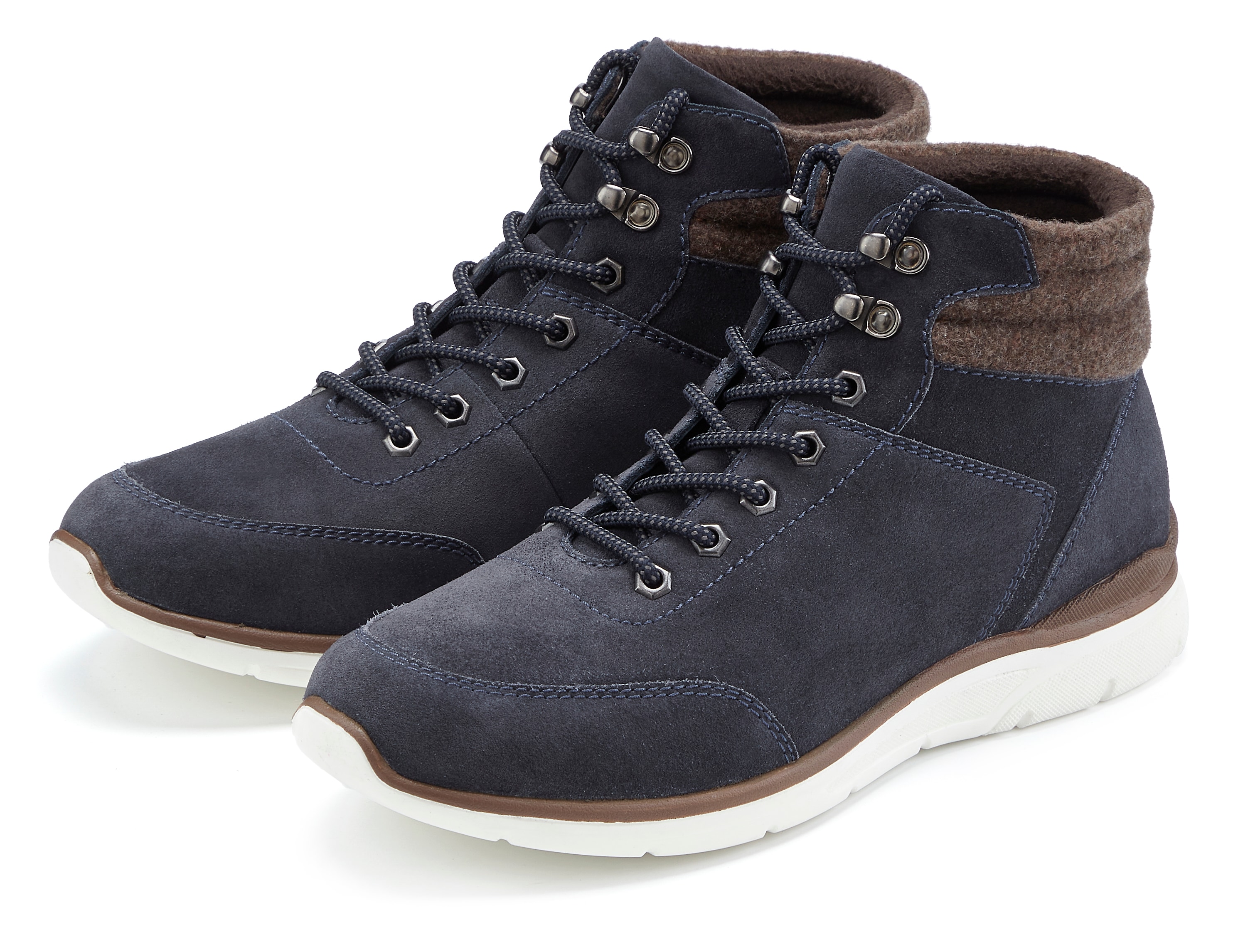 H.I.S Stiefelette "Schnürboots, Schnürstiefelette, Sneaker, Freizeitschuh" NEU aus hochwertigem Leder