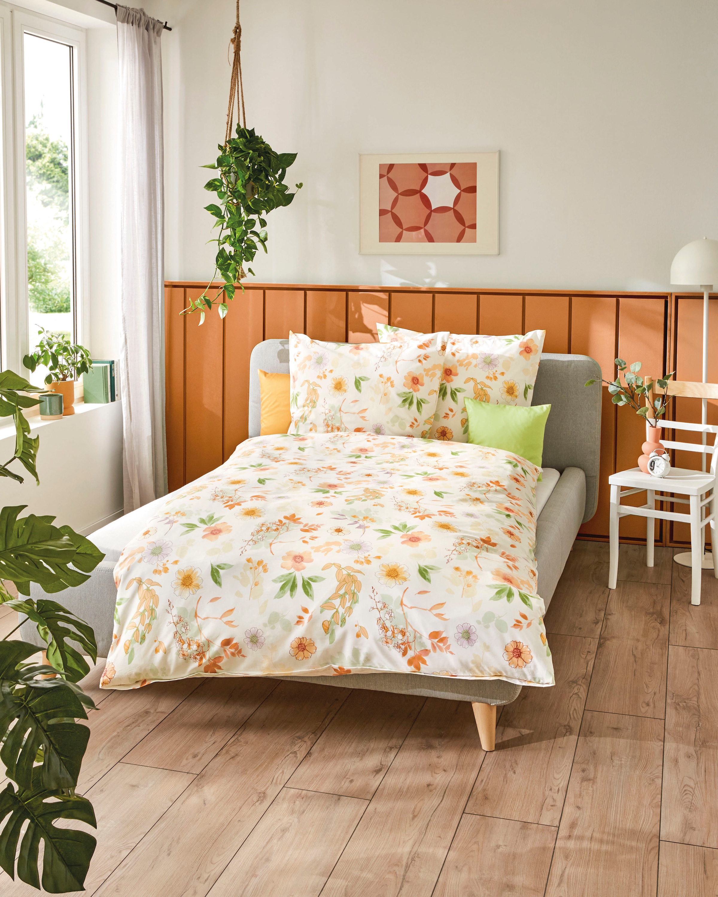 Kaeppel Bettwäsche "Bianca" 2 Stk. tlg. Mit Blumenmuster günstig online kaufen
