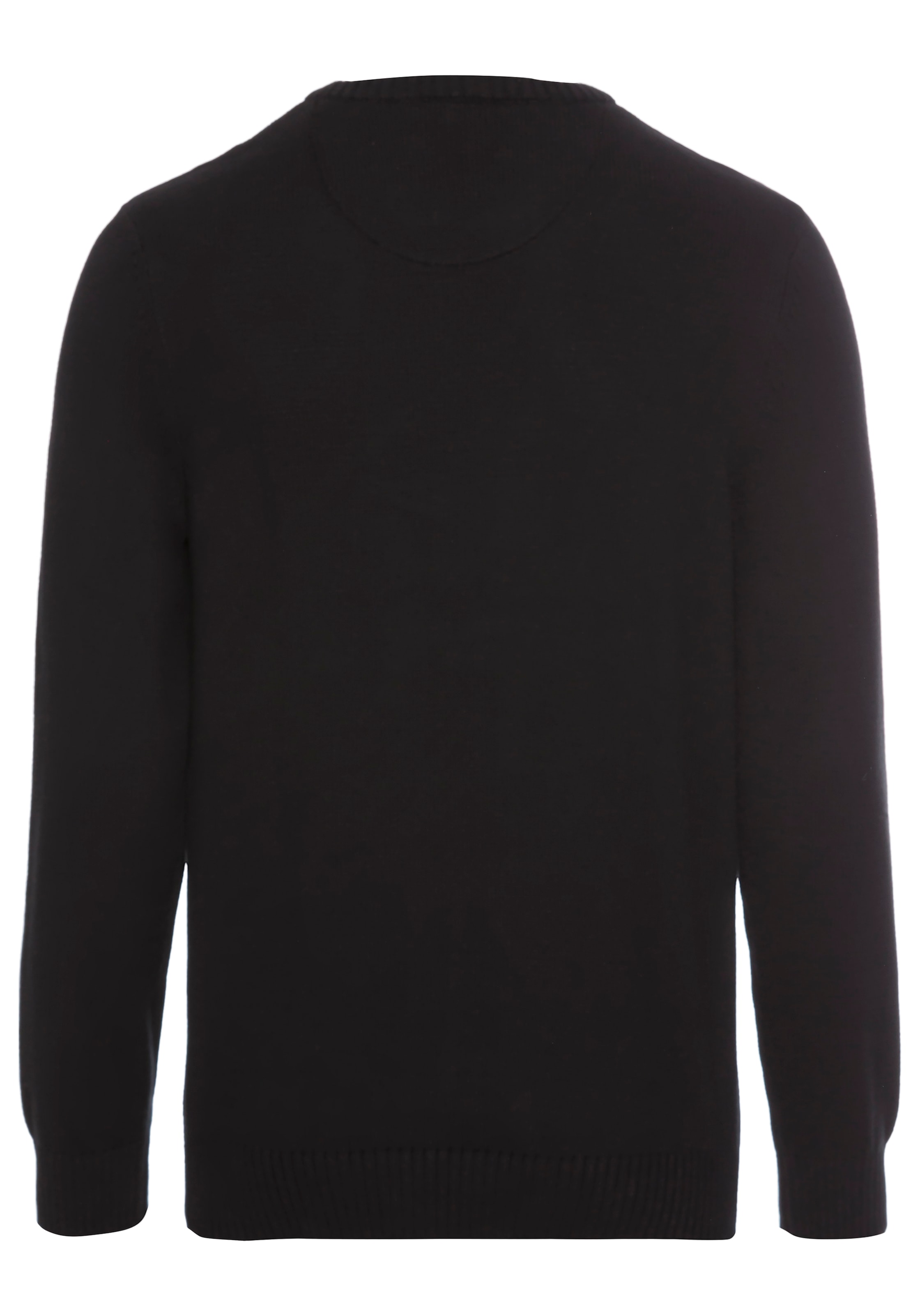 Man's World Rundhalspullover »CIRCULAR COLLECTION-GOTS zertifiziert«, Rippstrick