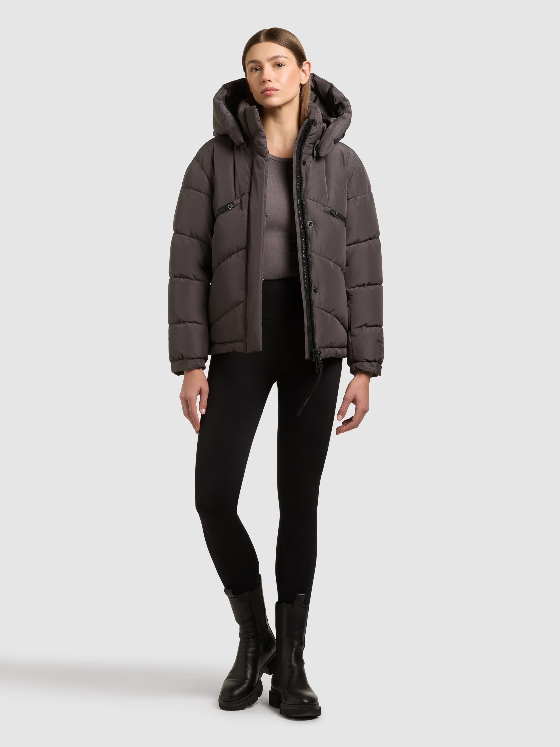 khujo Steppjacke "EVANDE" mit Kapuze günstig online kaufen