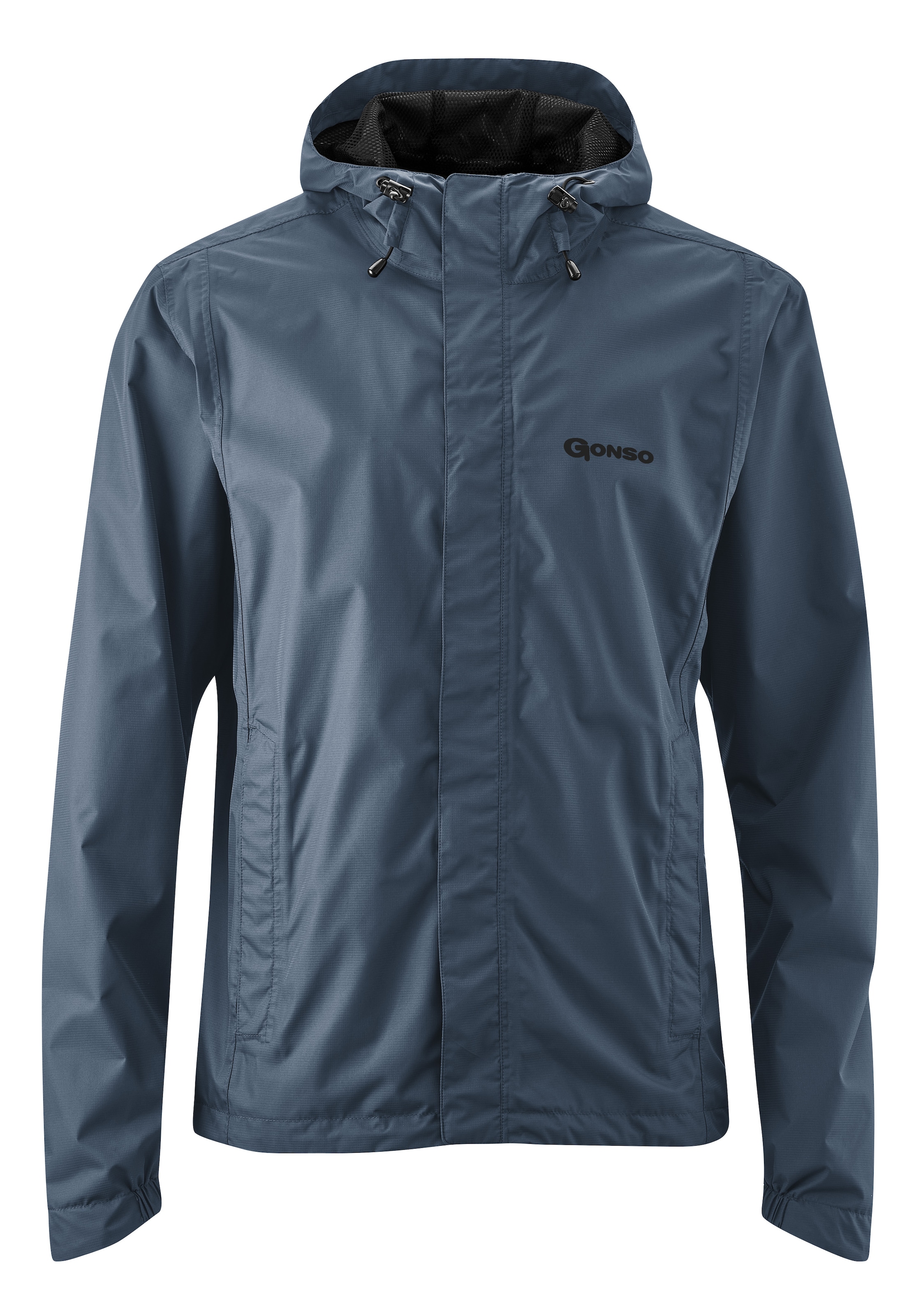 Gonso Fahrradjacke »Save Light«, Herren Regenjacke wind- und wasserdicht, Radjacke mit Kapuze