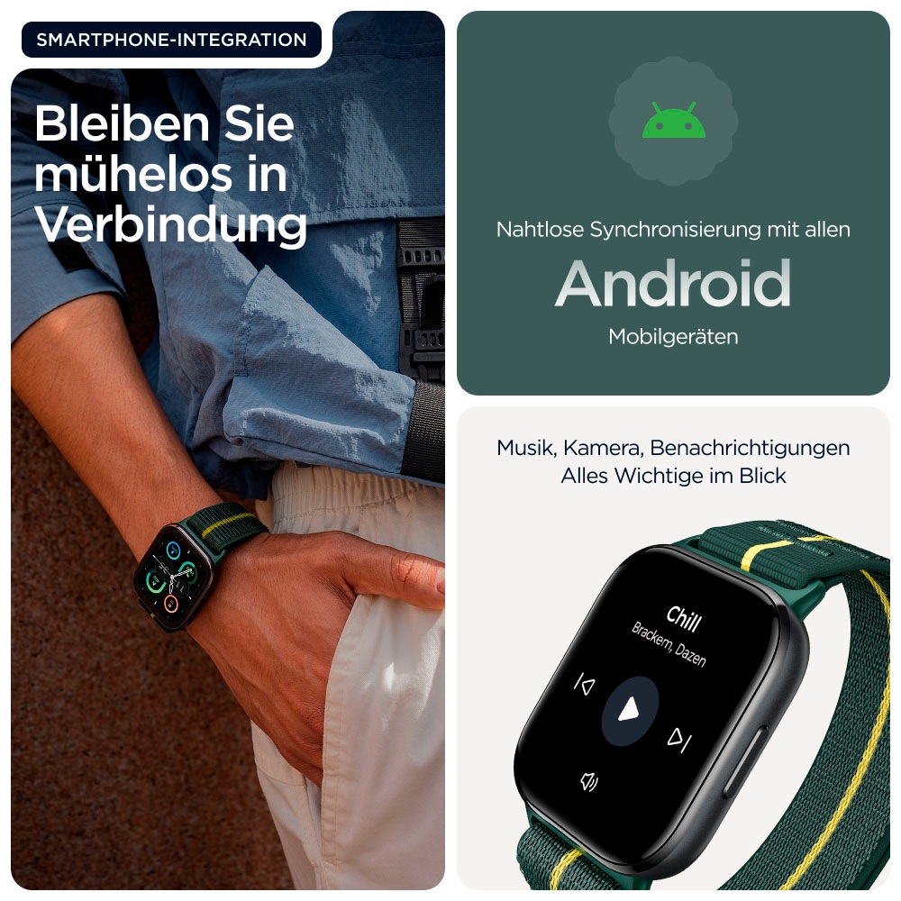 Motorola Smartwatch »moto Watch FIT«, (/ 1,9 Zoll), RTOS, 0,25 GB,)
