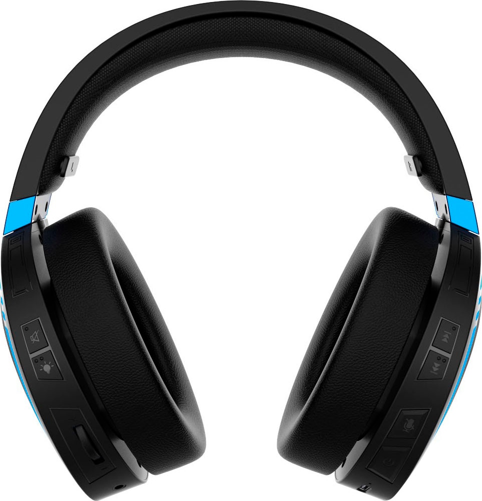 Sades Gaming-Headset »SADES Warden I SA-201 Gaming Headset, Wireless, schwarz/blau, USB«, Rauschunterdrückung, kabellos, Stereo, Over Ear, Bluetooth 5.0, 2,4 G 3,5 mm