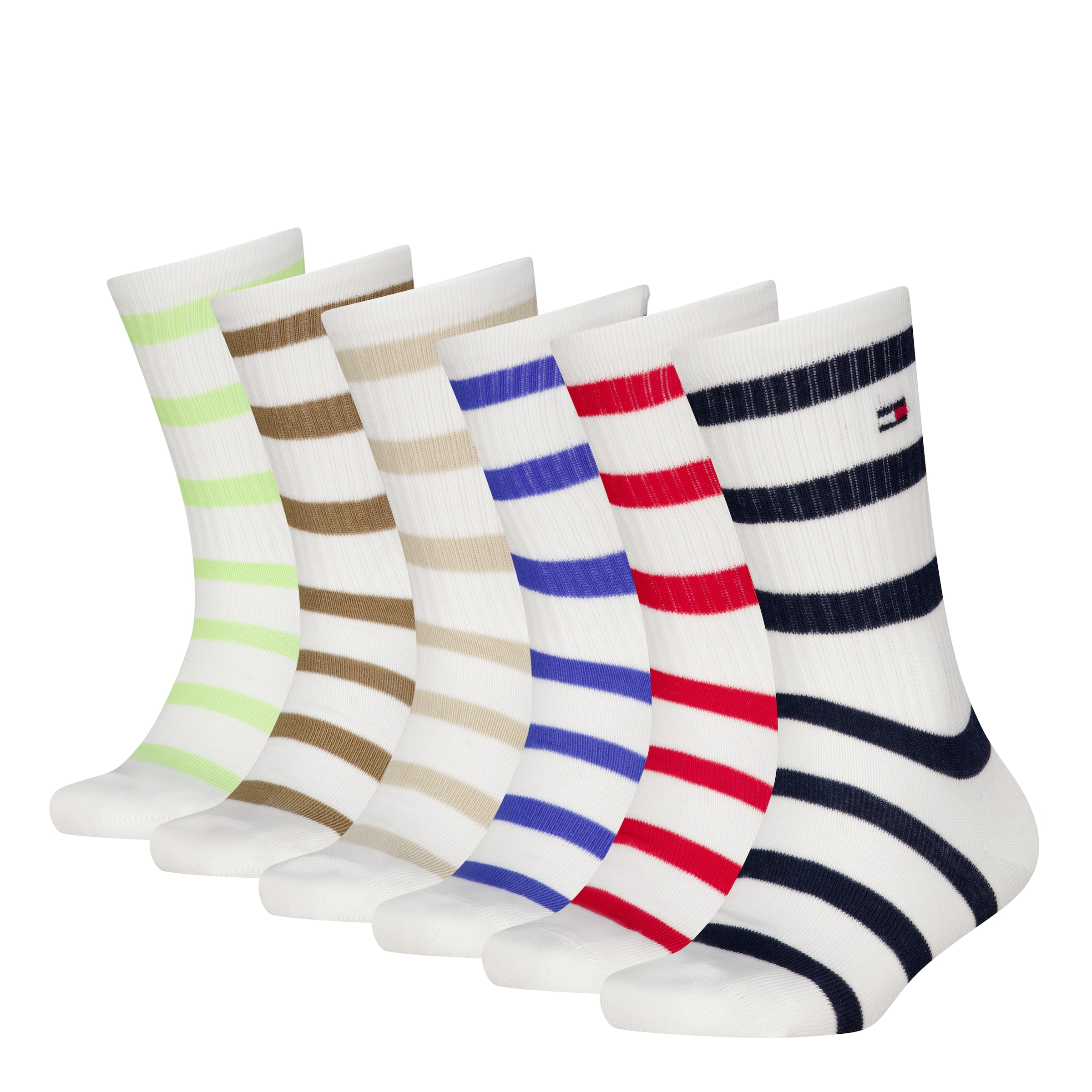 Tommy Hilfiger Socken "TH KIDS SOCK 6P BRETON ECOM" 6 Paar günstig online kaufen