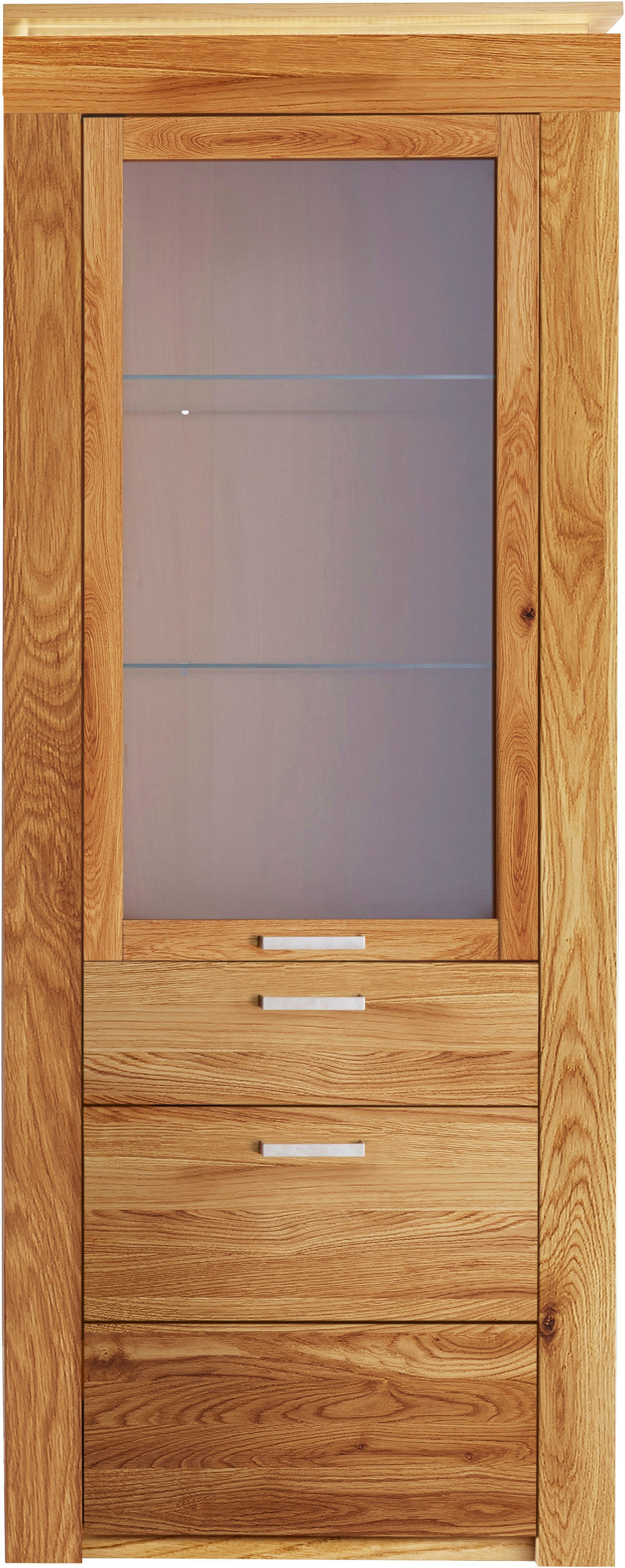 Thumbnail - VOGL Möbelfabrik Vitrine in 2 versch. Breiten, mit viel Stauraum, teilmassiv