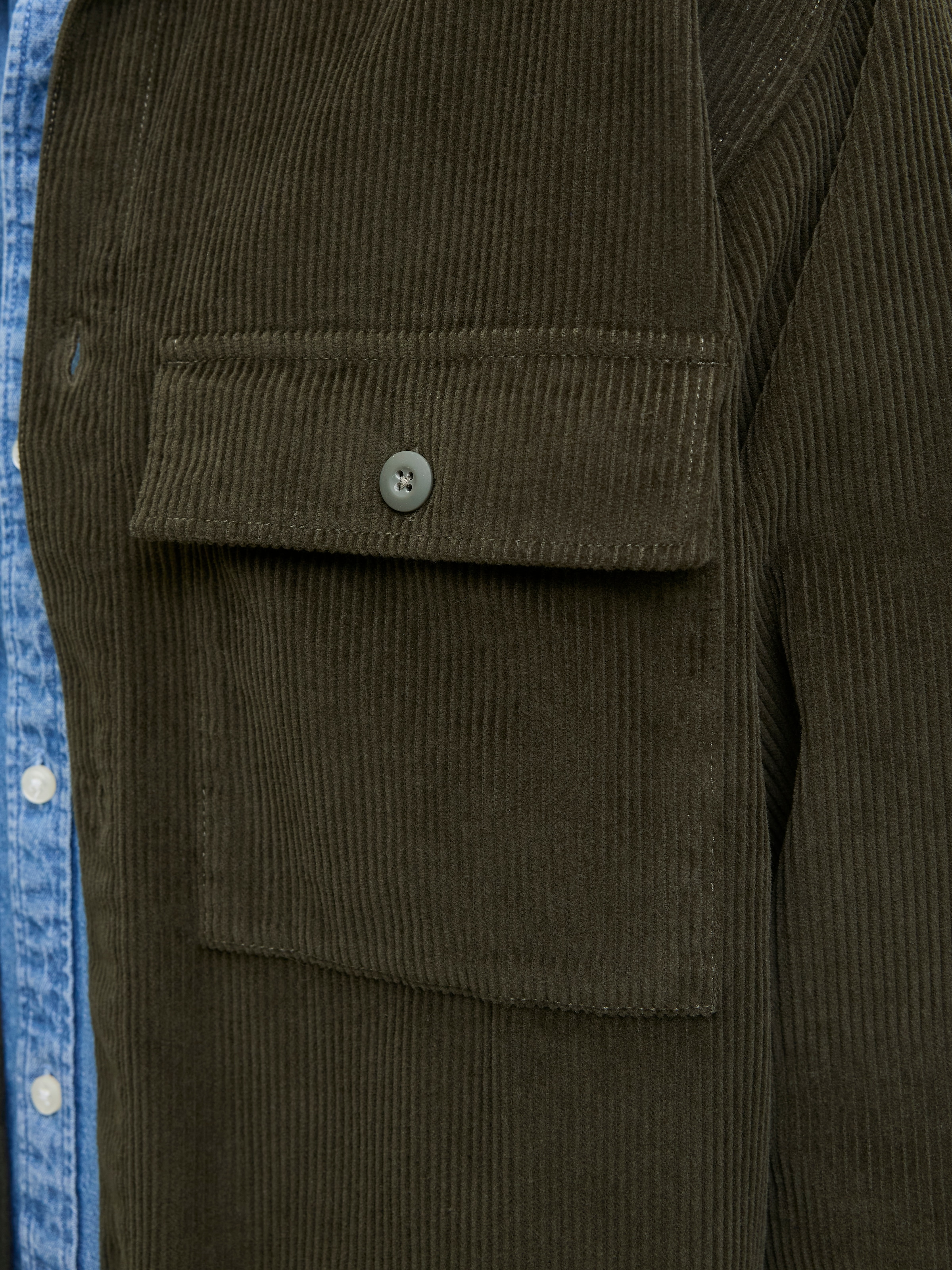 Jack & Jones Langarmhemd »JJEPERFECT CORDUROY OVERSHIRT LS SN«