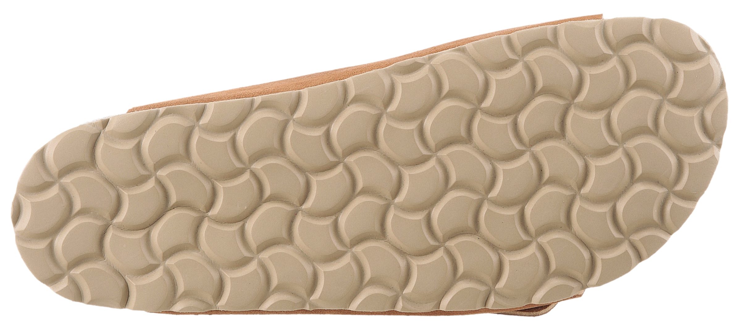 VERBENAS Pantolette »Randell Velour«, Sommerschuh, Schlappen, Hausschuh, Urlaubschuh mit Softfußbett