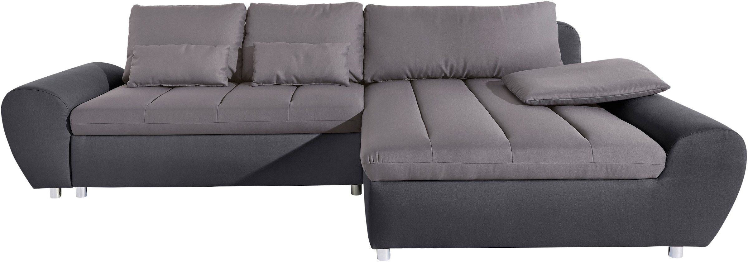 sit&more Ecksofa »Bandos L-Form«, in 2 unterschiedlichen Größen, wahlweise mit Bettfunktion