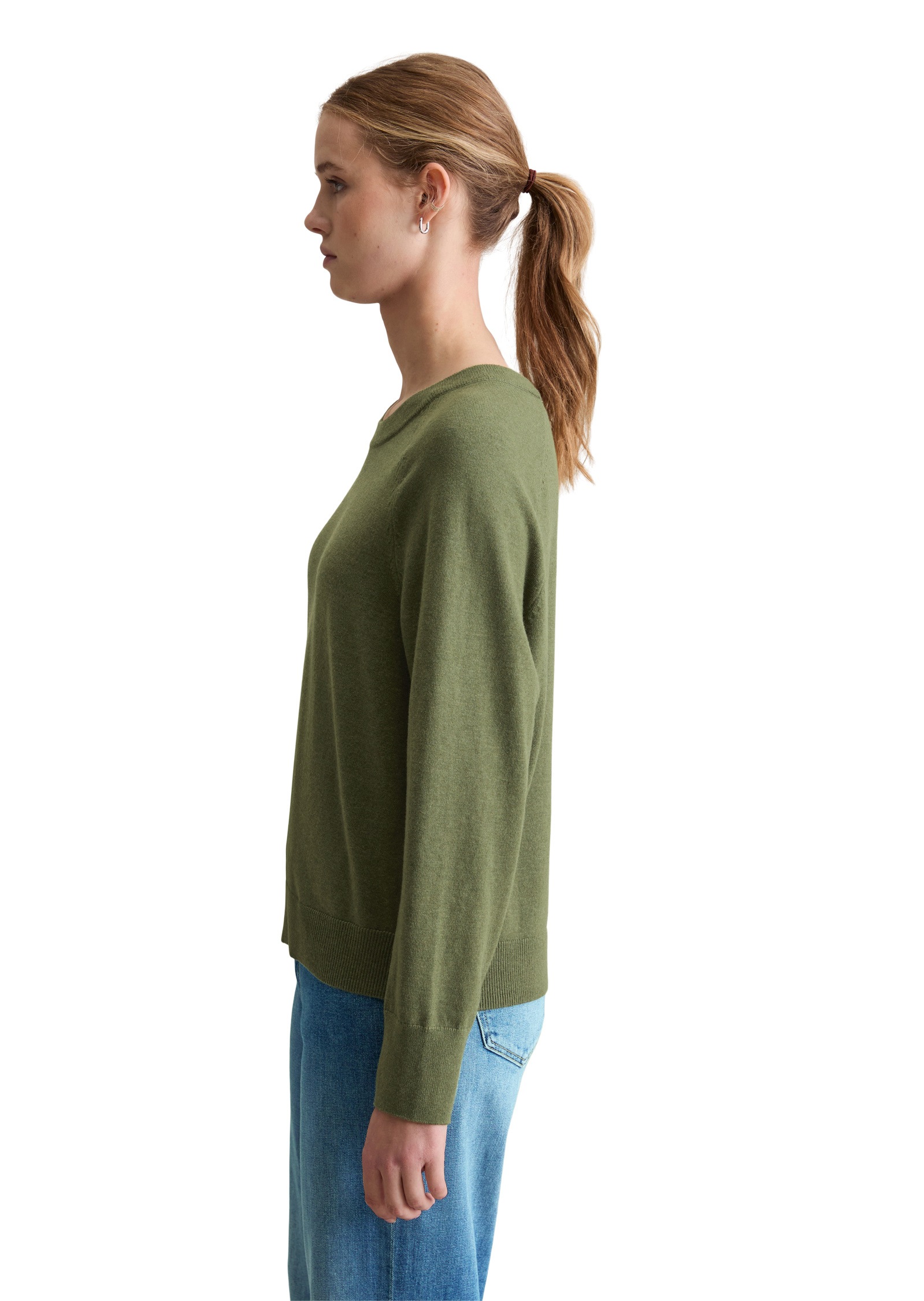 Marc OPolo DENIM Strickpullover "aus Soft Cotton Stretch" günstig online kaufen