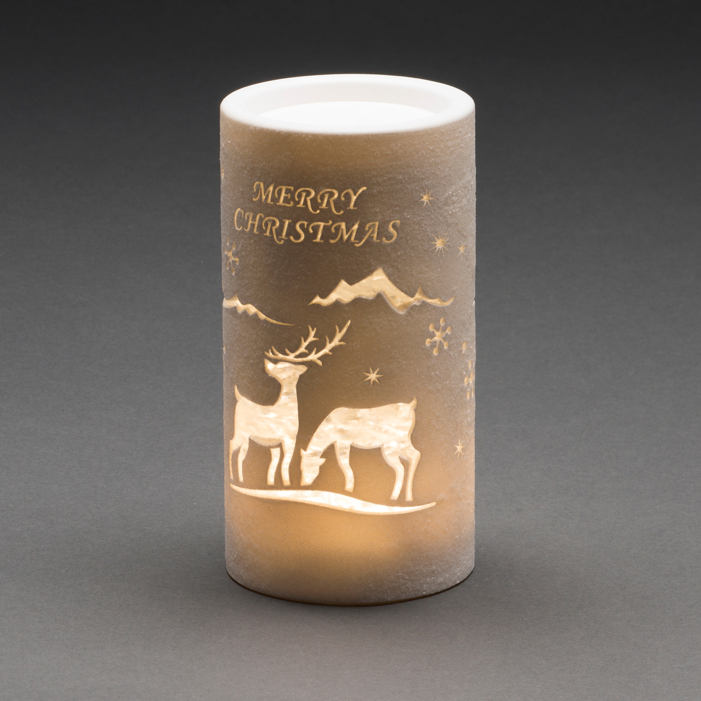 BAUR Schlitten Laterne, | 1 Rentier, LED und Laterne KONSTSMIDE flammig-flammig, LED kaufen Weihnachtsmann