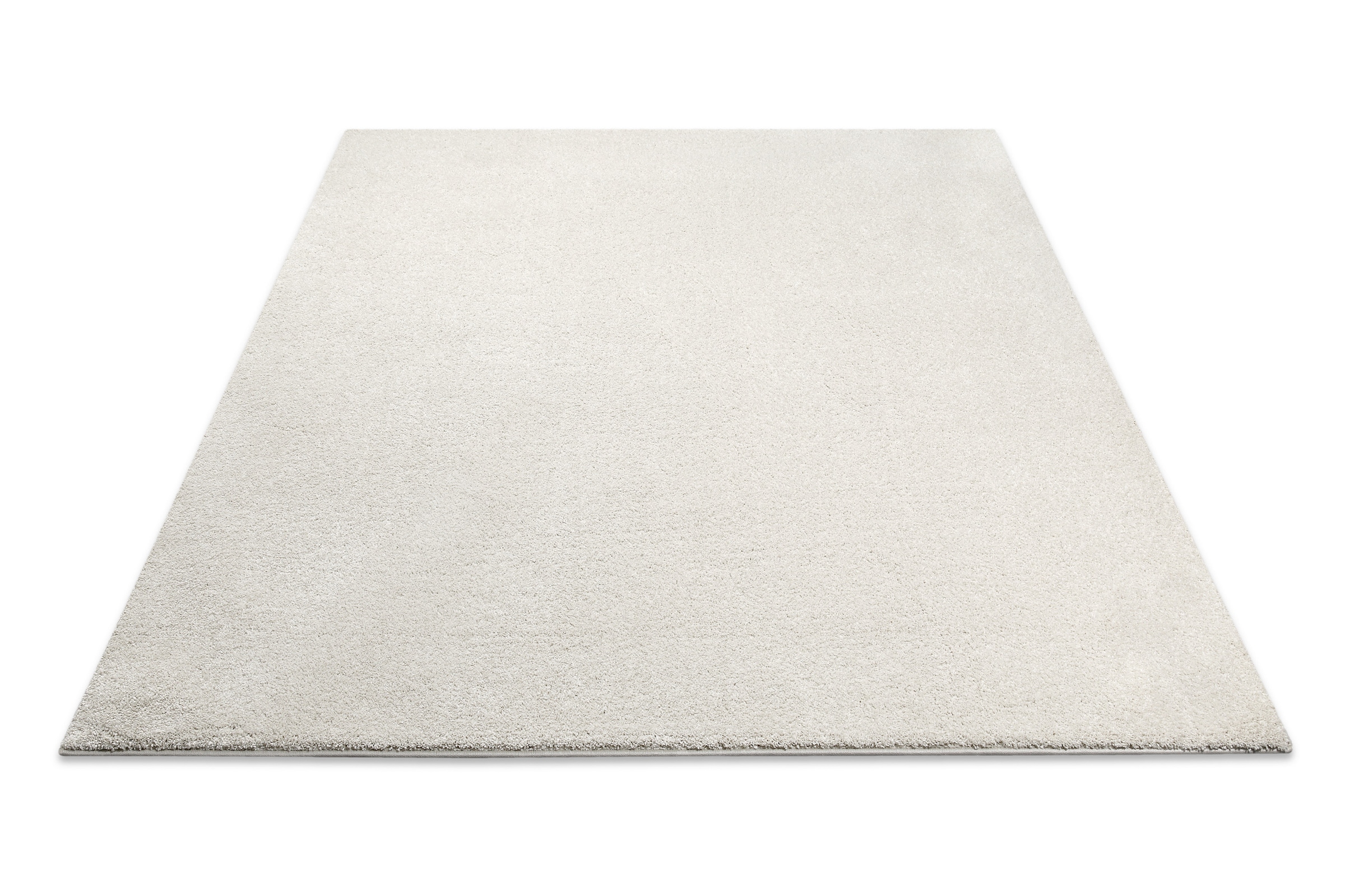Wecon home Teppich »Wogh« rechteckig 25 mm Höhe Kurzflor, maschinell gewebt, robust, Wohn- & Schlafzimmer, einfarbig