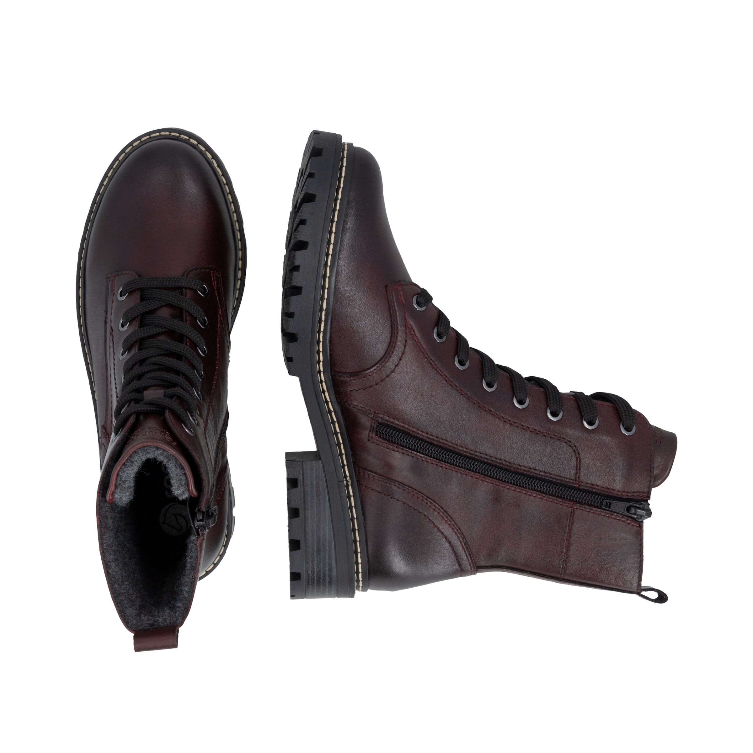 Remonte Schnürboots  Schnürstiefelette mit Innenreißverschluss, TEX-Membrane