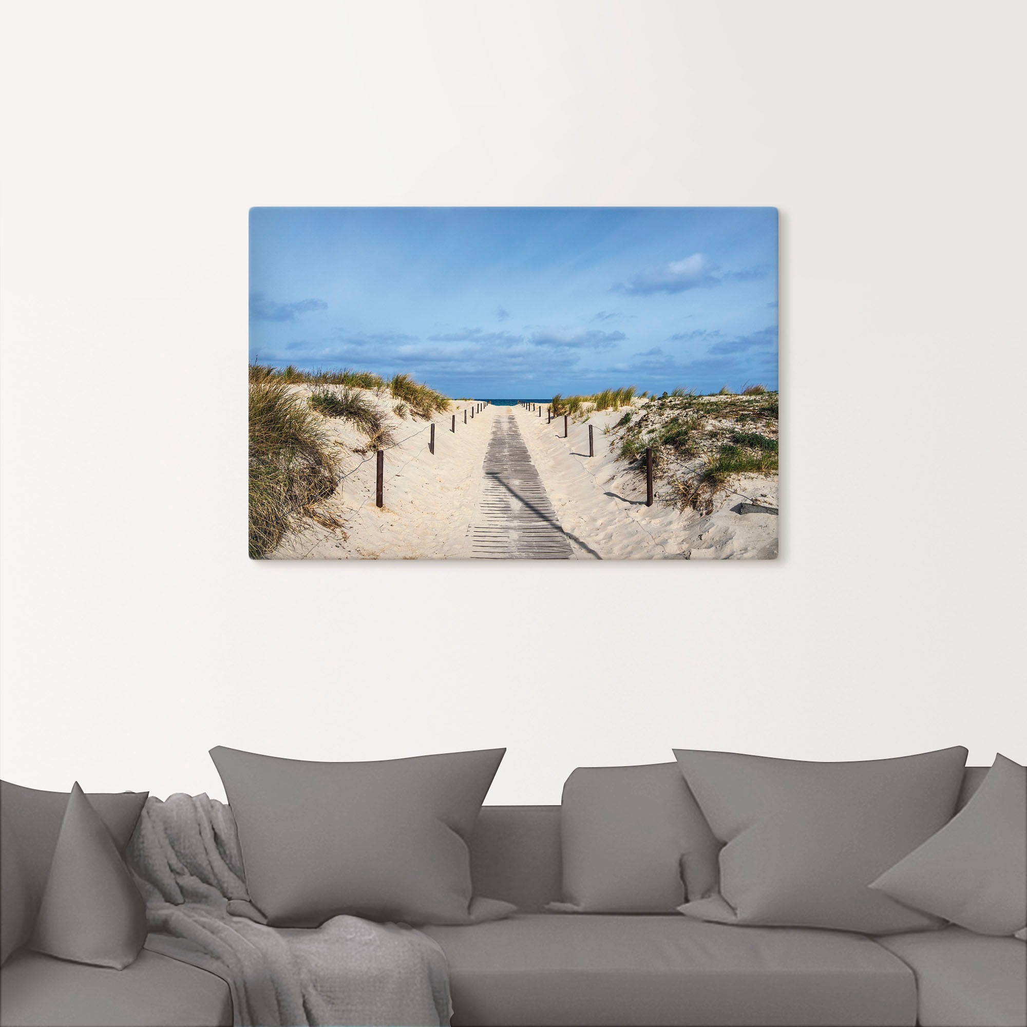 Artland Wandbild "Strandaufgang an Küste der Ostsee" Strandbilder 1 Stk. tl günstig online kaufen
