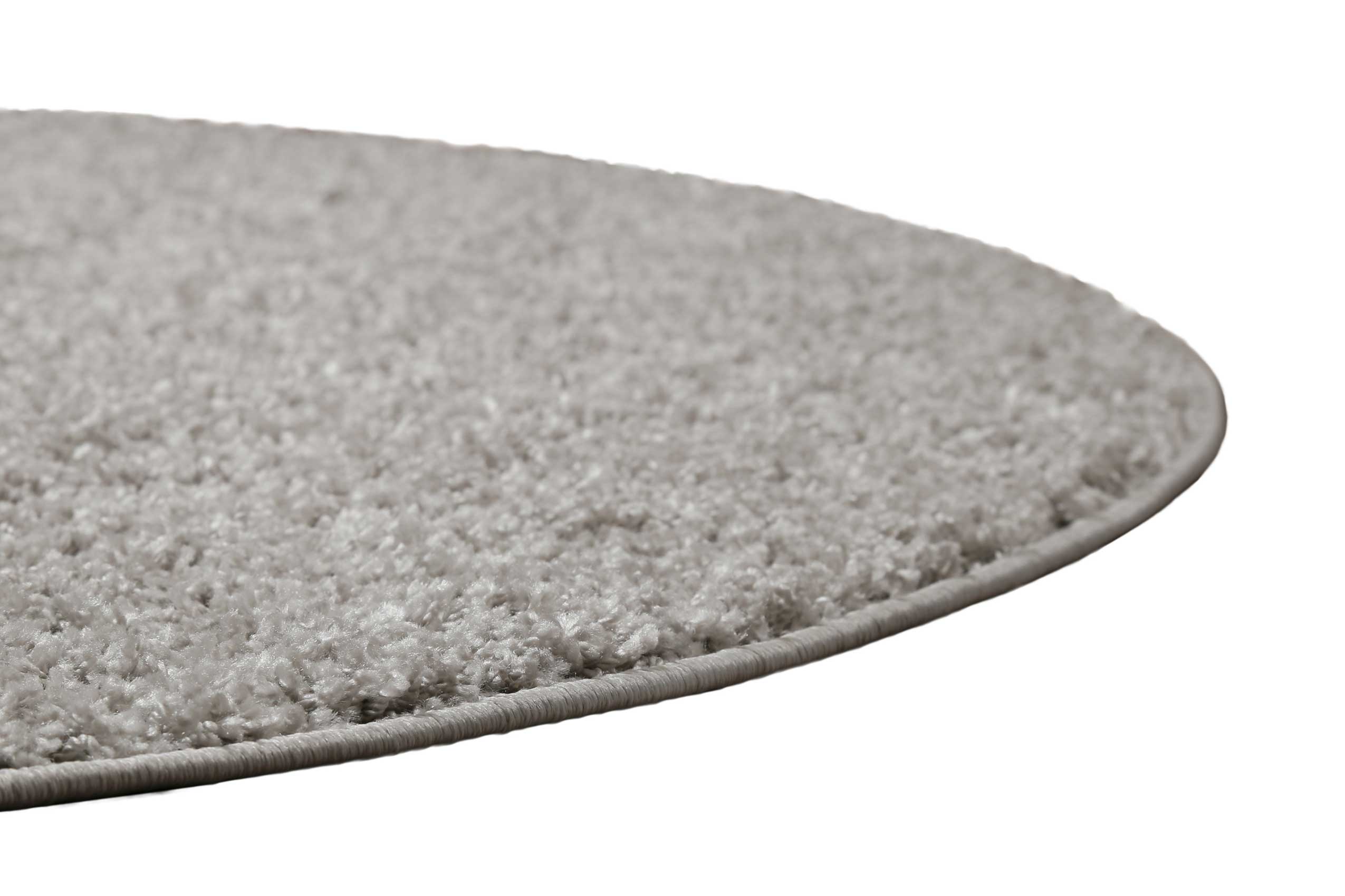 Thumbnail - Homie Living Teppich "Gino" rund 30 mm Höhe Hochflor, gewebt, weich, uni, Wohnzimmer, Schlafzimmer, waschbar