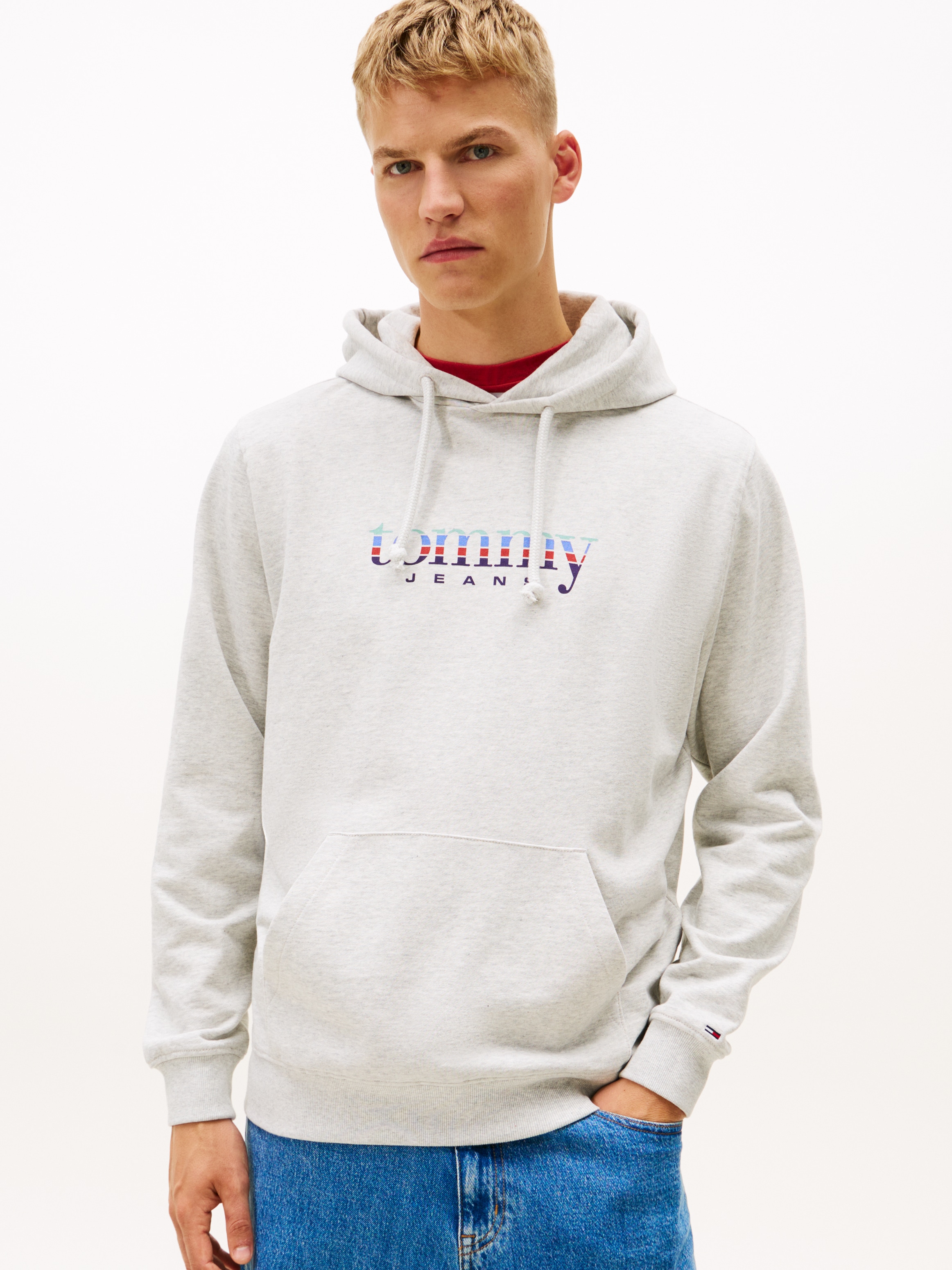 Tommy Jeans Hoodie »TJM REG ENTRY DNA PLAY«, regular fit, mehrfarbiges Logo, Sweatshirt
