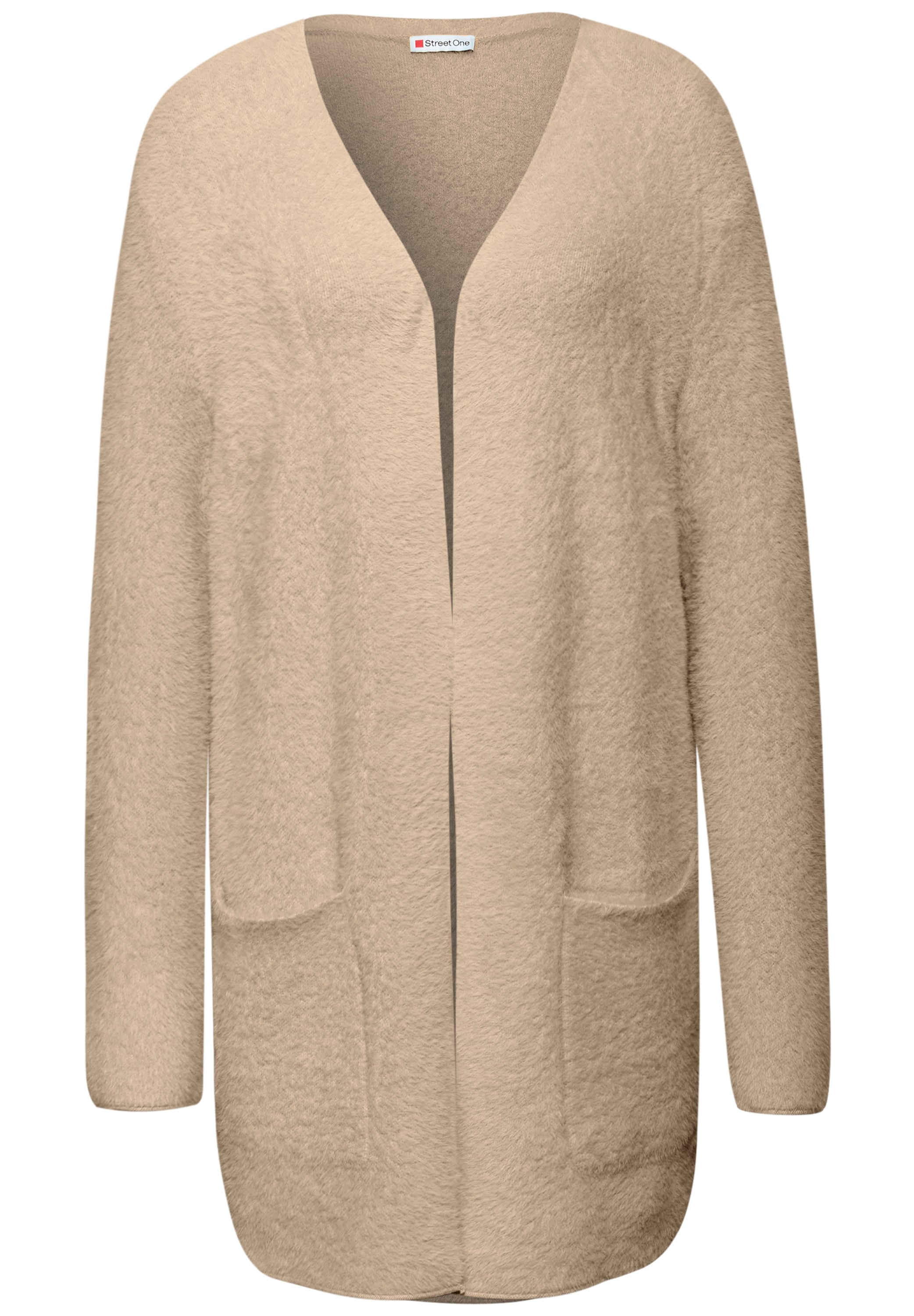 STREET ONE Strickjacke, mit aufgenähten Taschen