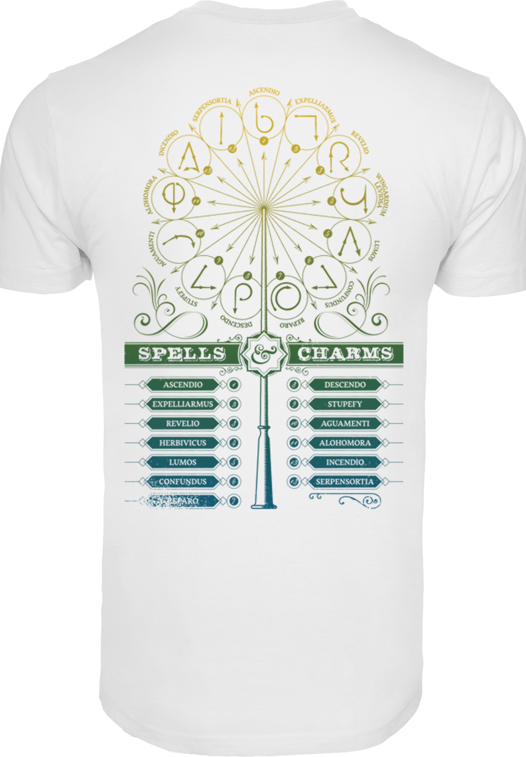 Thumbnail - F4NT4STIC T-Shirt "Harry Potter Wingardium Leviosa Spells Charms", Print