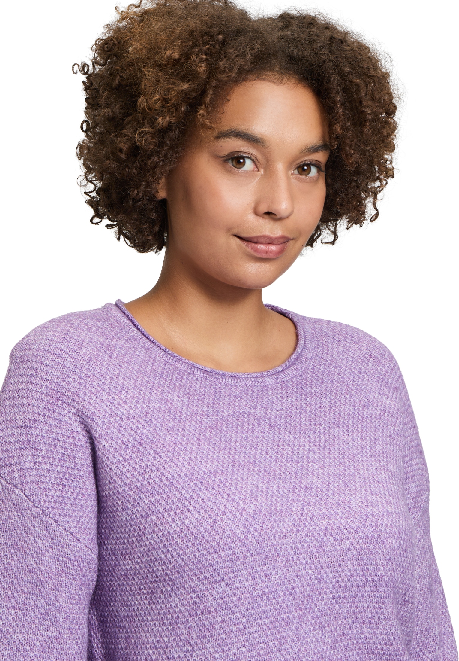 Betty&Co Strickpullover »Betty & Co Damen Strickpullover mit Rundhalsausschnitt«, (1 tlg.), Struktur