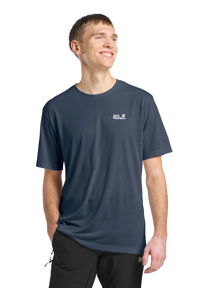 Jack Wolfskin "VONNAN S/S T M" feuchtigkeitsregulierend, atmungsaktiv, schnell trocknend