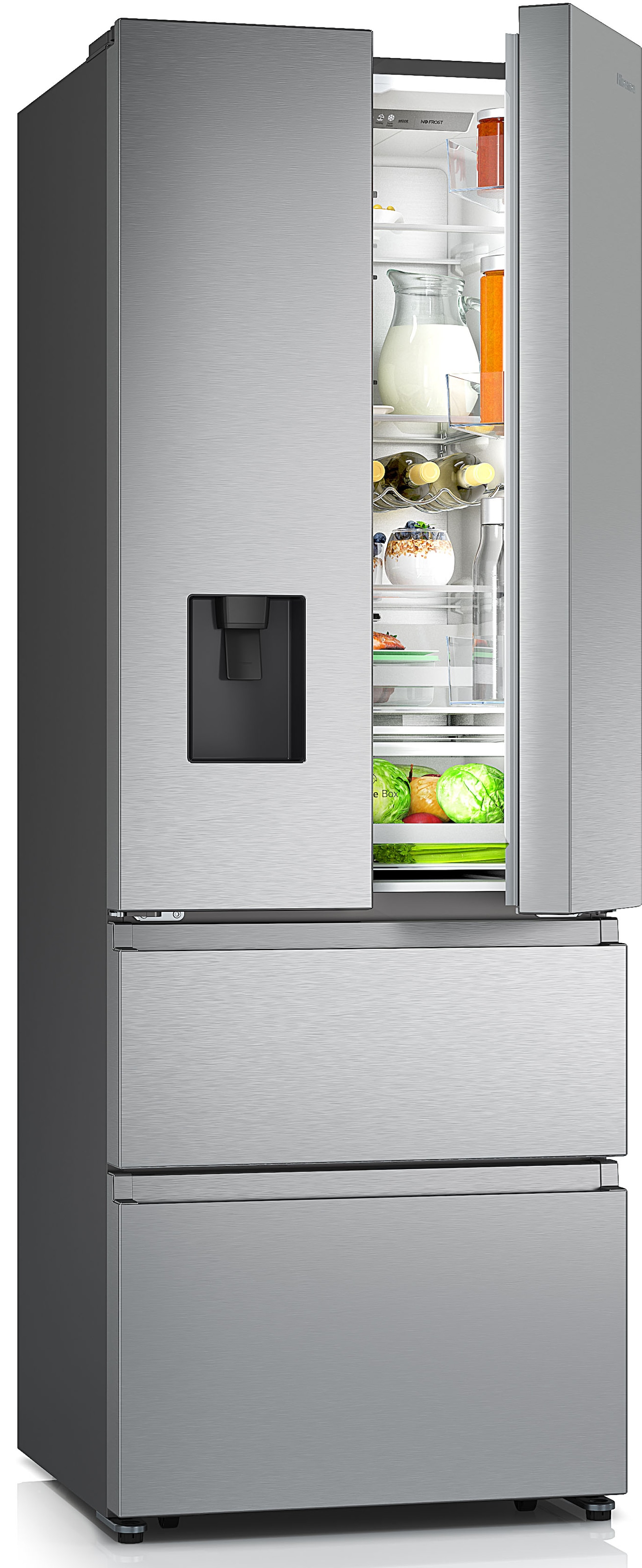 Hisense French Door "RF632N4WIE" 200 cm hoch 70 cm breit günstig online kaufen