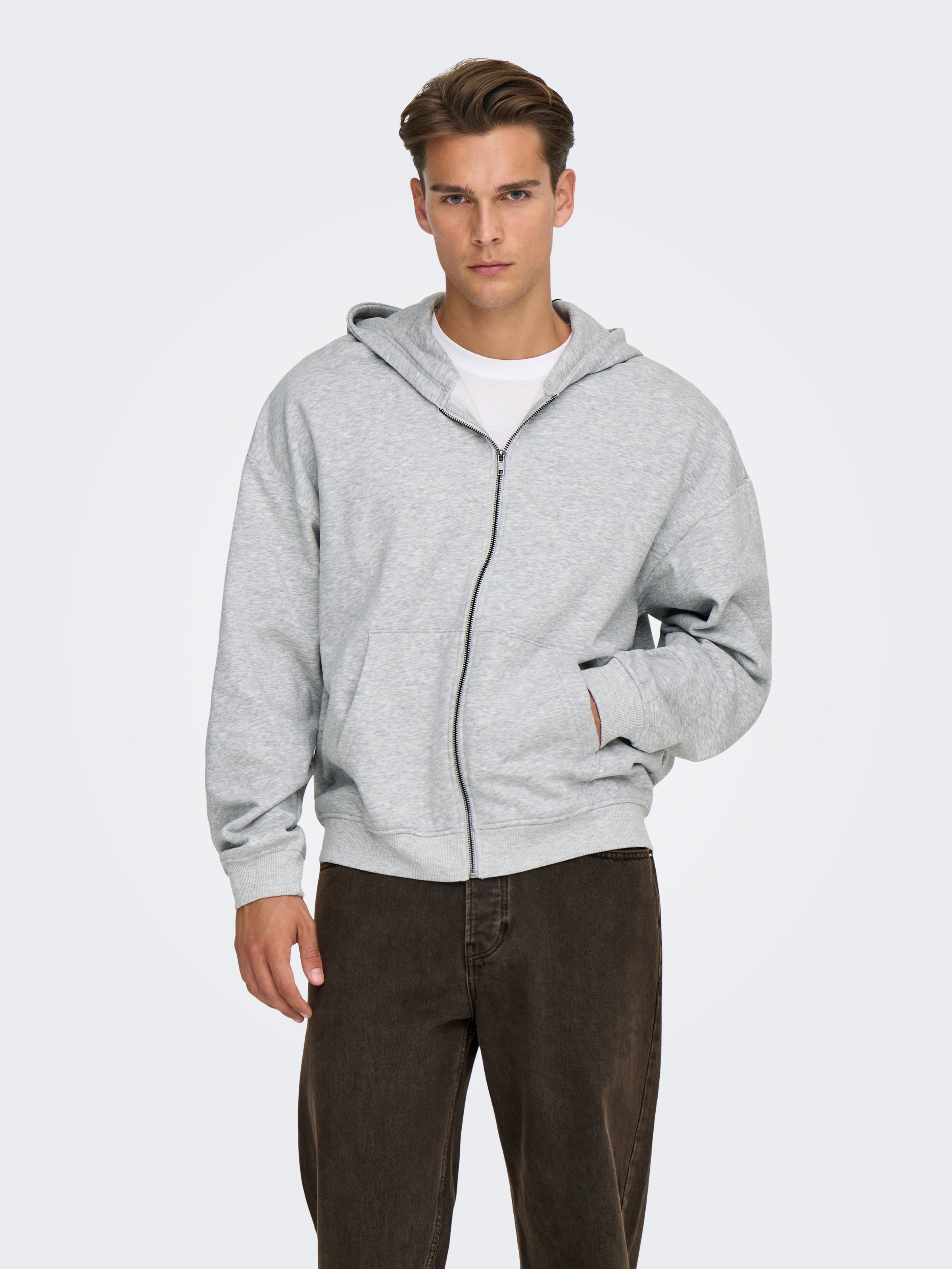 ONLY & SONS Kapuzensweatshirt »ONSTURNER LIFE VTG ZIP HOODIE SWEAT«
