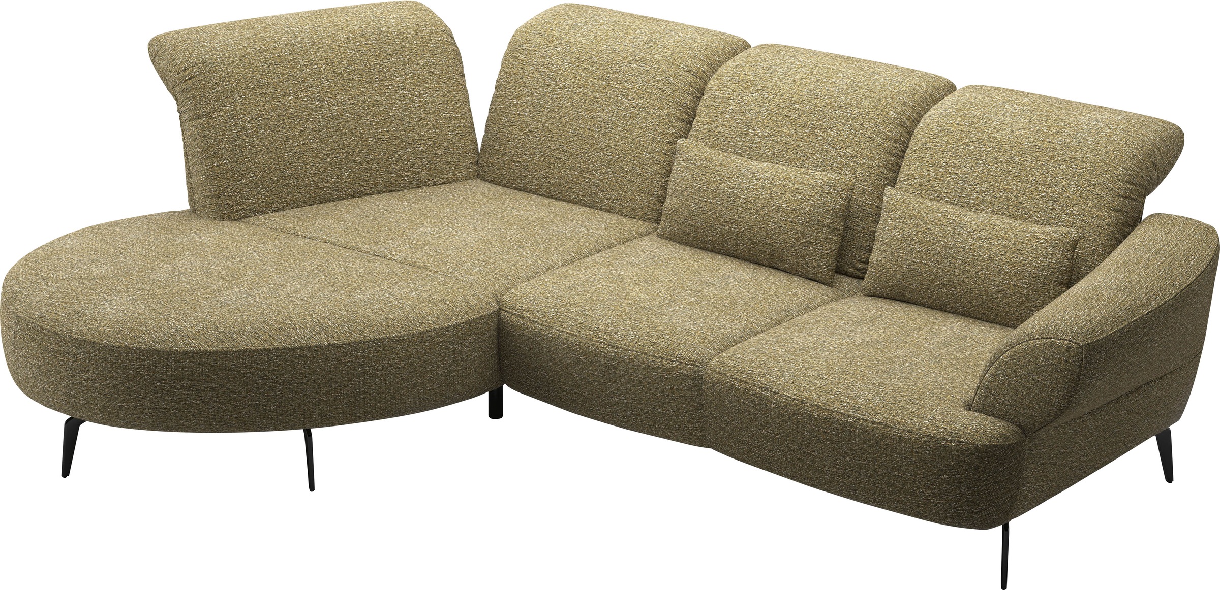 sit&more Ecksofa »Dance«, inkl.System Click&Seat und Sitztiefenverstellung