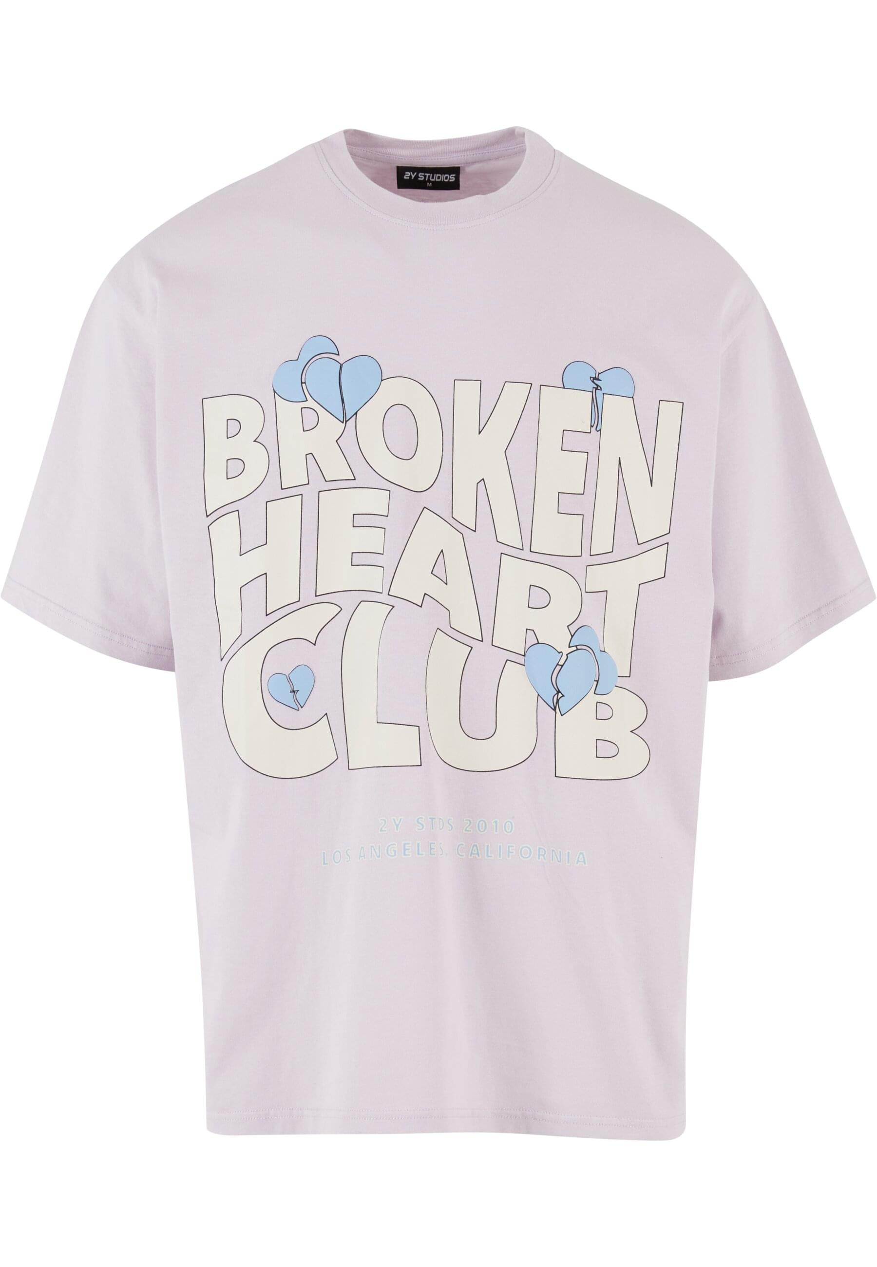 2Y Studios T-Shirt "2Y Studios Herren 2Y Broken Heart Club Oversize Tee" 1 günstig online kaufen