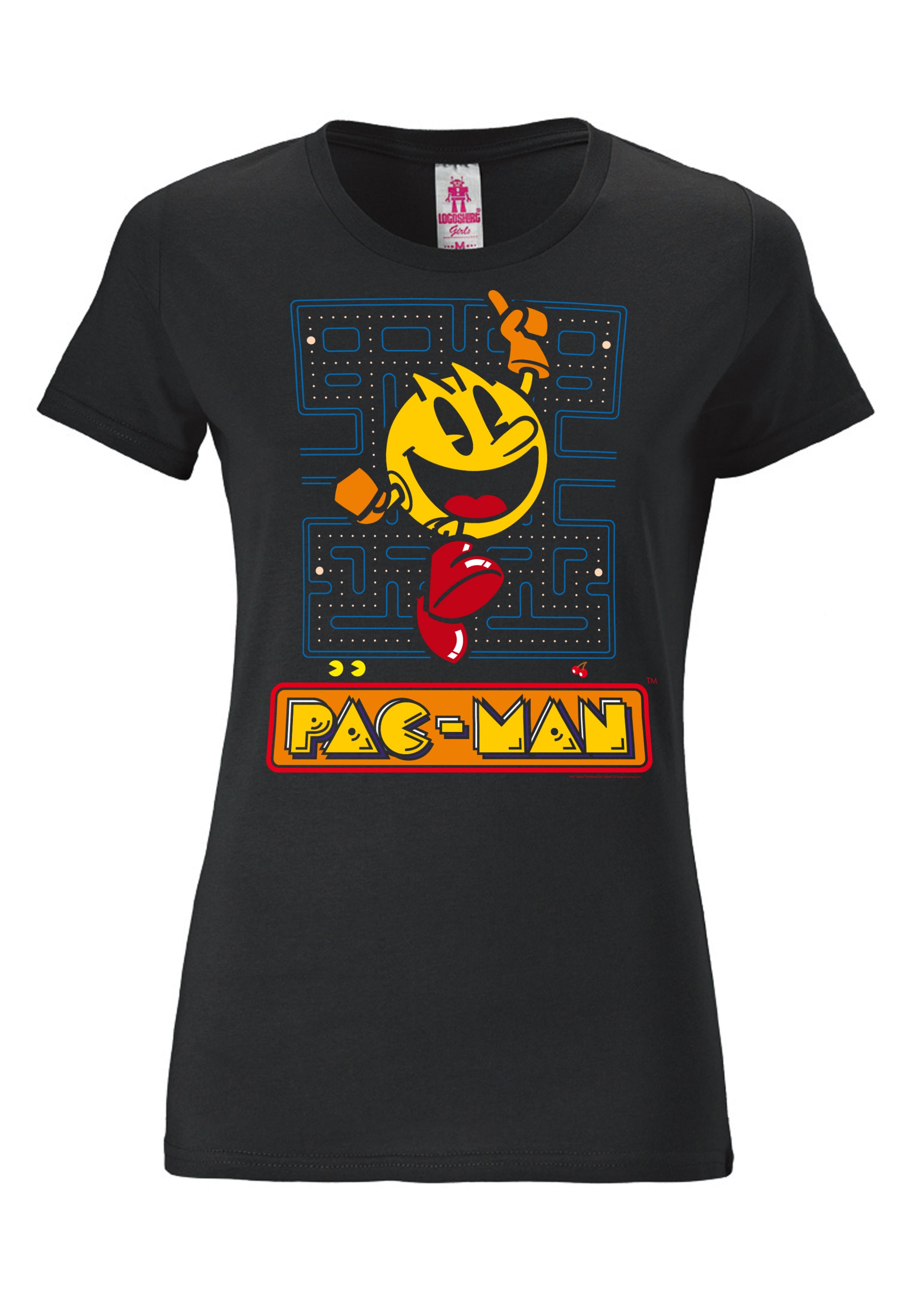 LOGOSHIRT T-Shirt »Pac-Man - Jumping«, mit tollem Pac-Man-Print