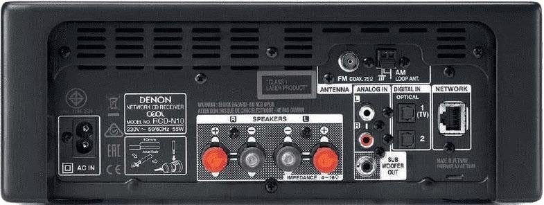 Denon Kompaktanlage »RCD-N10«, Bluetooth-WLAN-CD, USB-Audiowiedergabe