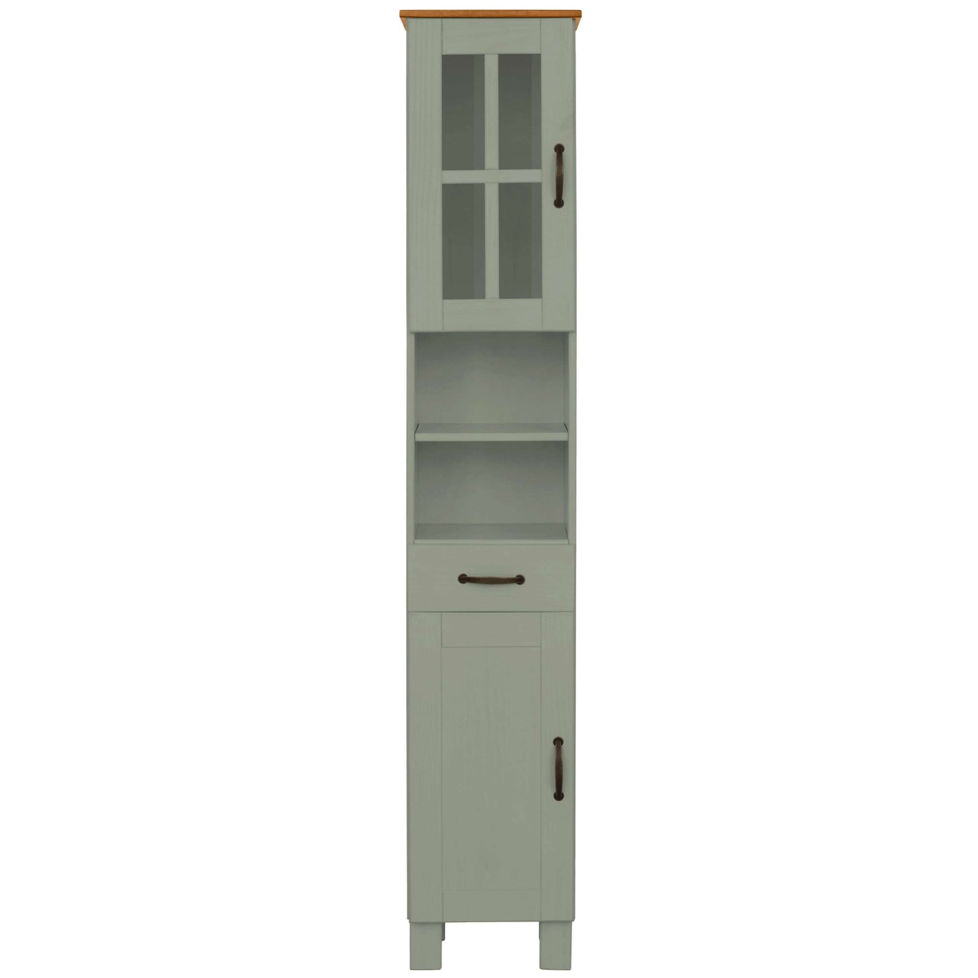 Home affaire Hochschrank »Rodby«, FSC®-zertifiziertes Massivholz, Breite 33cm, Höhe 180cm