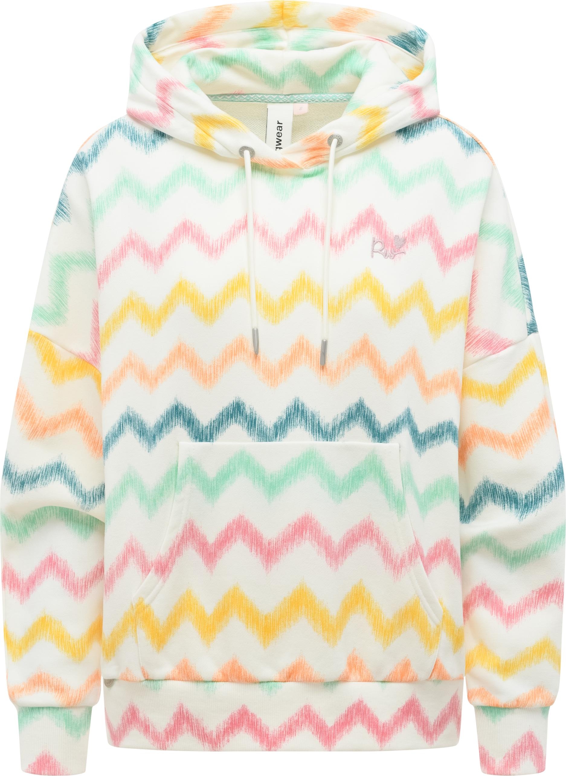 Ragwear Kapuzenpullover "Pirita Print" Hoodie mit verstellbarer Kapuze