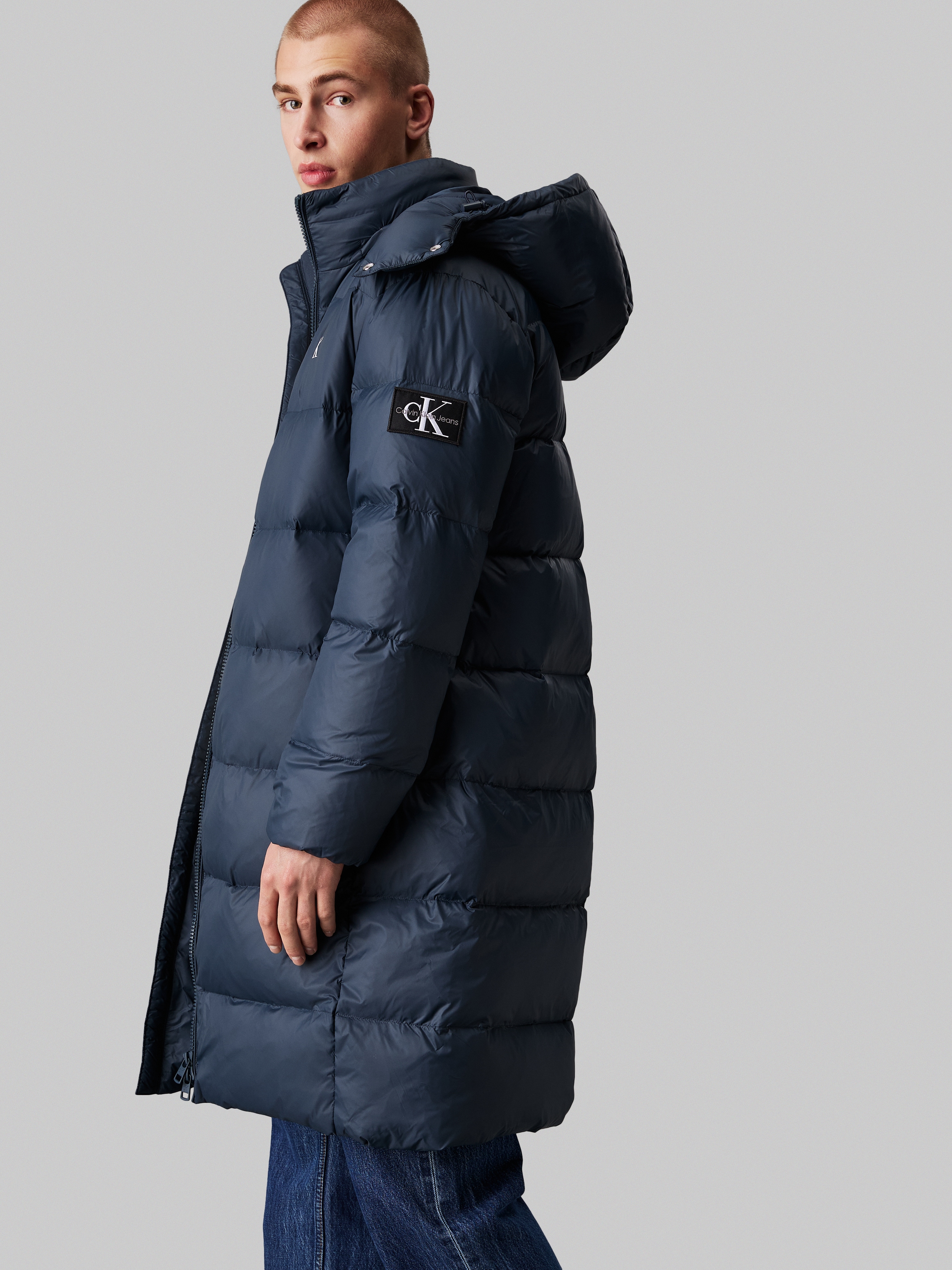 Calvin Klein Jeans Langjacke "ESSENTIALS DOWN LONG PARKA", mit Kapuze, mit günstig online kaufen