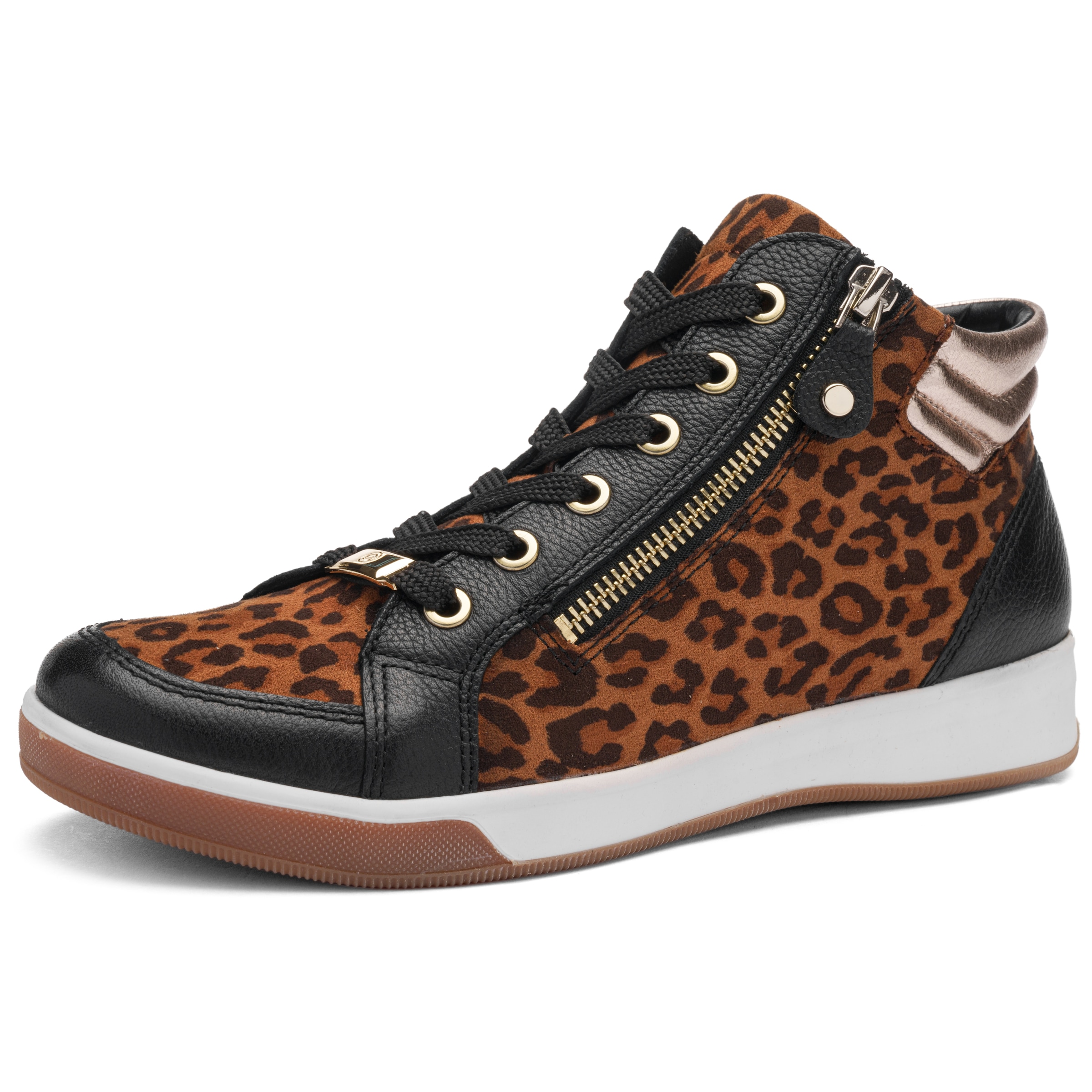 Ara Sneakerboots "ROM" Hightop Sneaker, Schnürboots mit Kontrastbesätze
