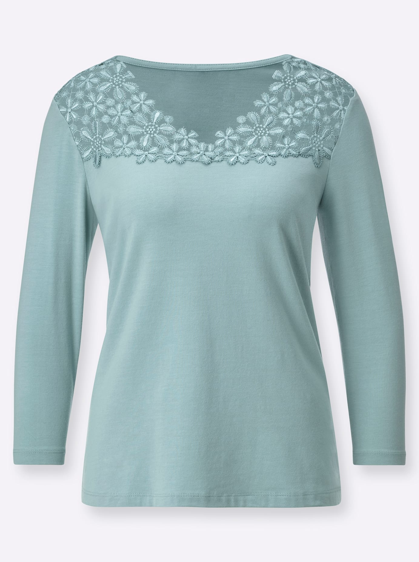 creation L 3/4-Arm-Shirt »Modal-Mix-Shirt«, (1 tlg.)