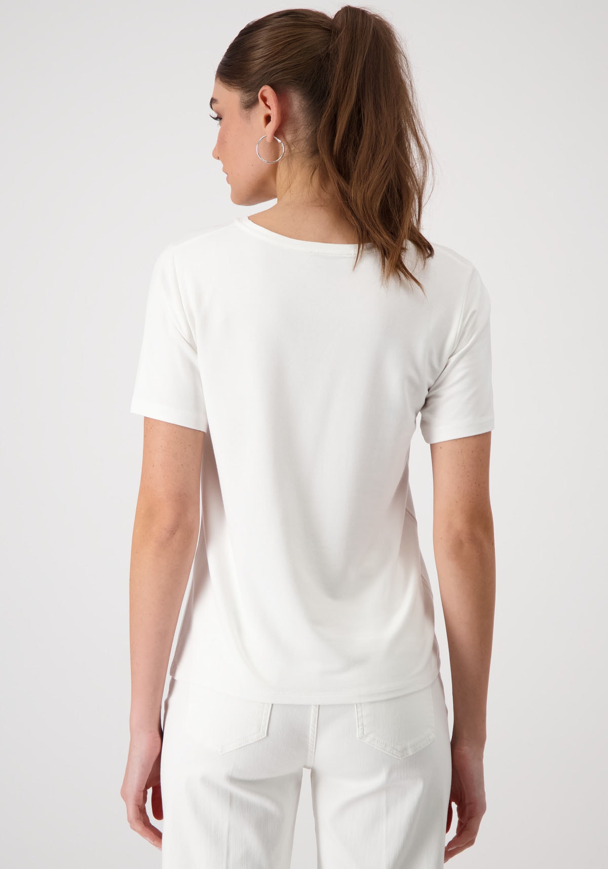 Monari Rundhalsshirt, mit Frontprint