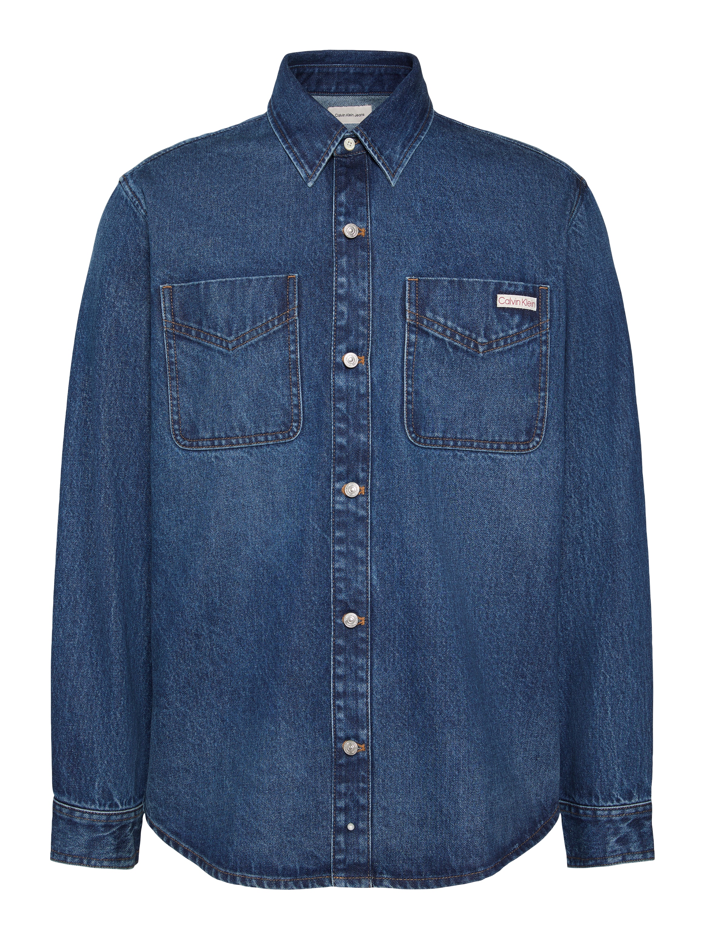 Calvin Klein Jeans Jeanshemd »90S HORIZON OVERSHIRT« Regular fit mit aufgesetzten Brusttaschen