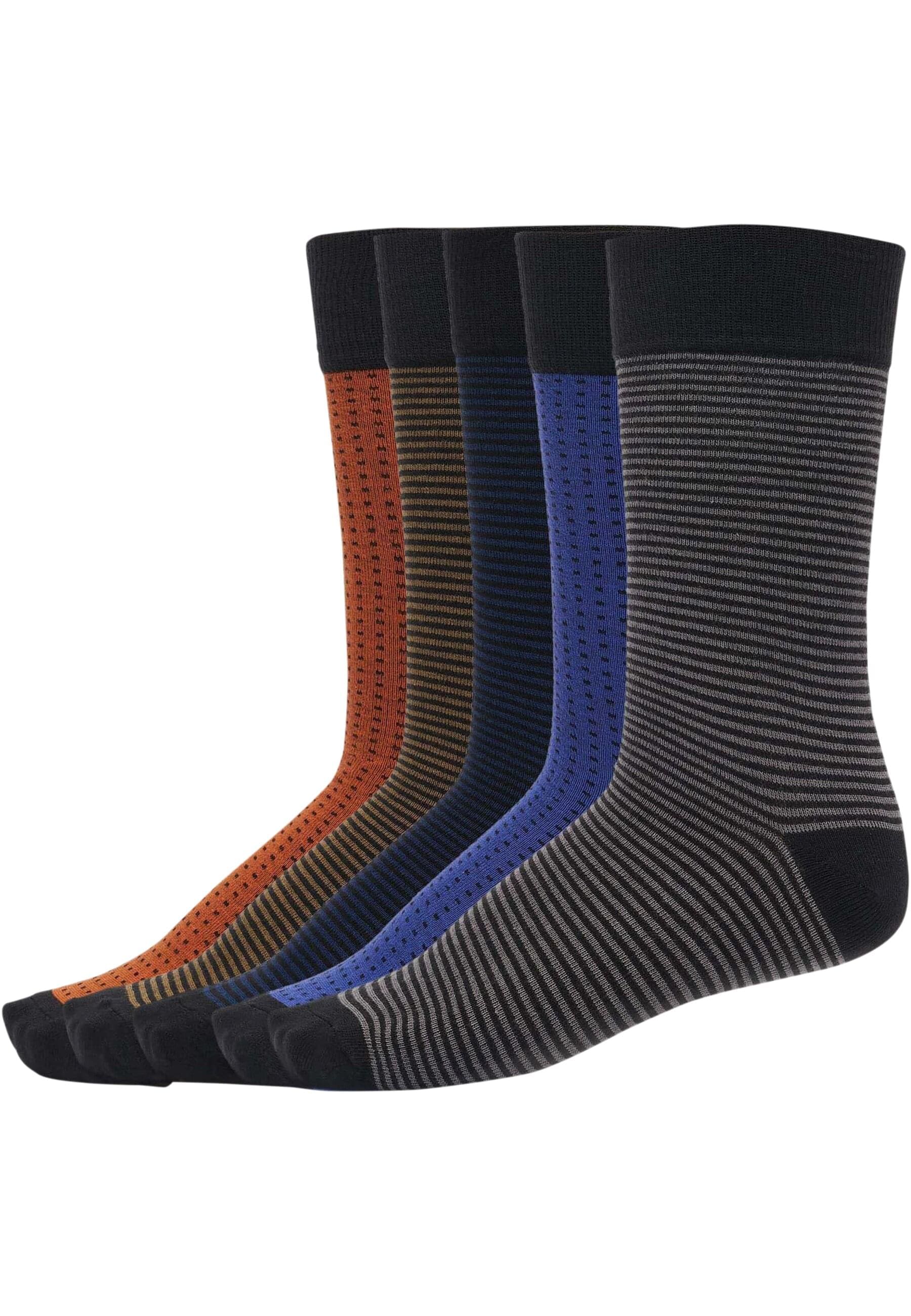 Basicsocken »Urban Classics Unisex Stripes and Dots Socks 5-Pack«, (1 Paar)