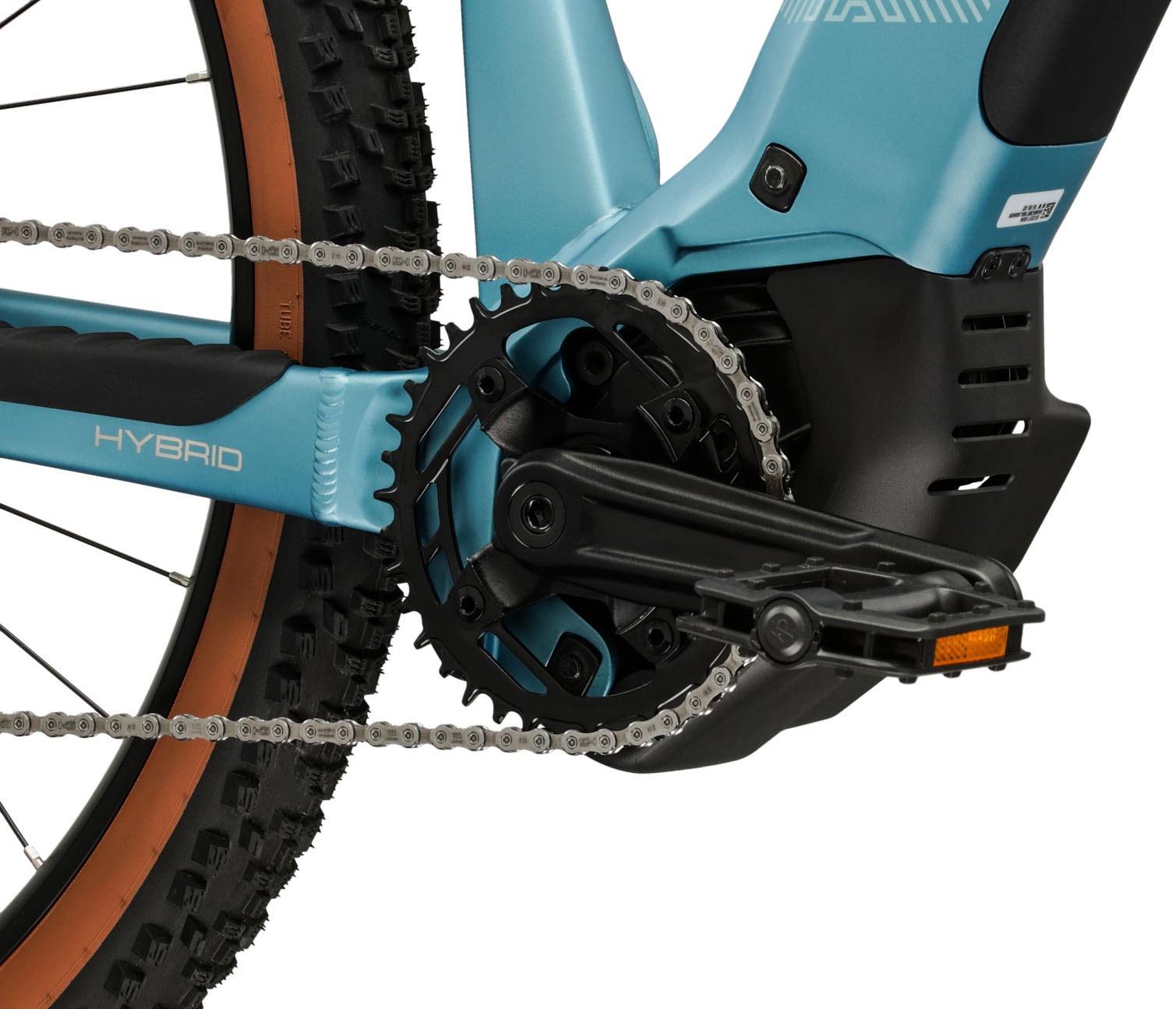 Kross »E-MTB Influx Hybrid 4.0 21,3Ah / 800 Wh 29 Zoll blau 12 Gänge 2026« 12 Gang Shimano DEORE M6100 Schaltwerk Kettenschaltung Mittelmotor 250 W