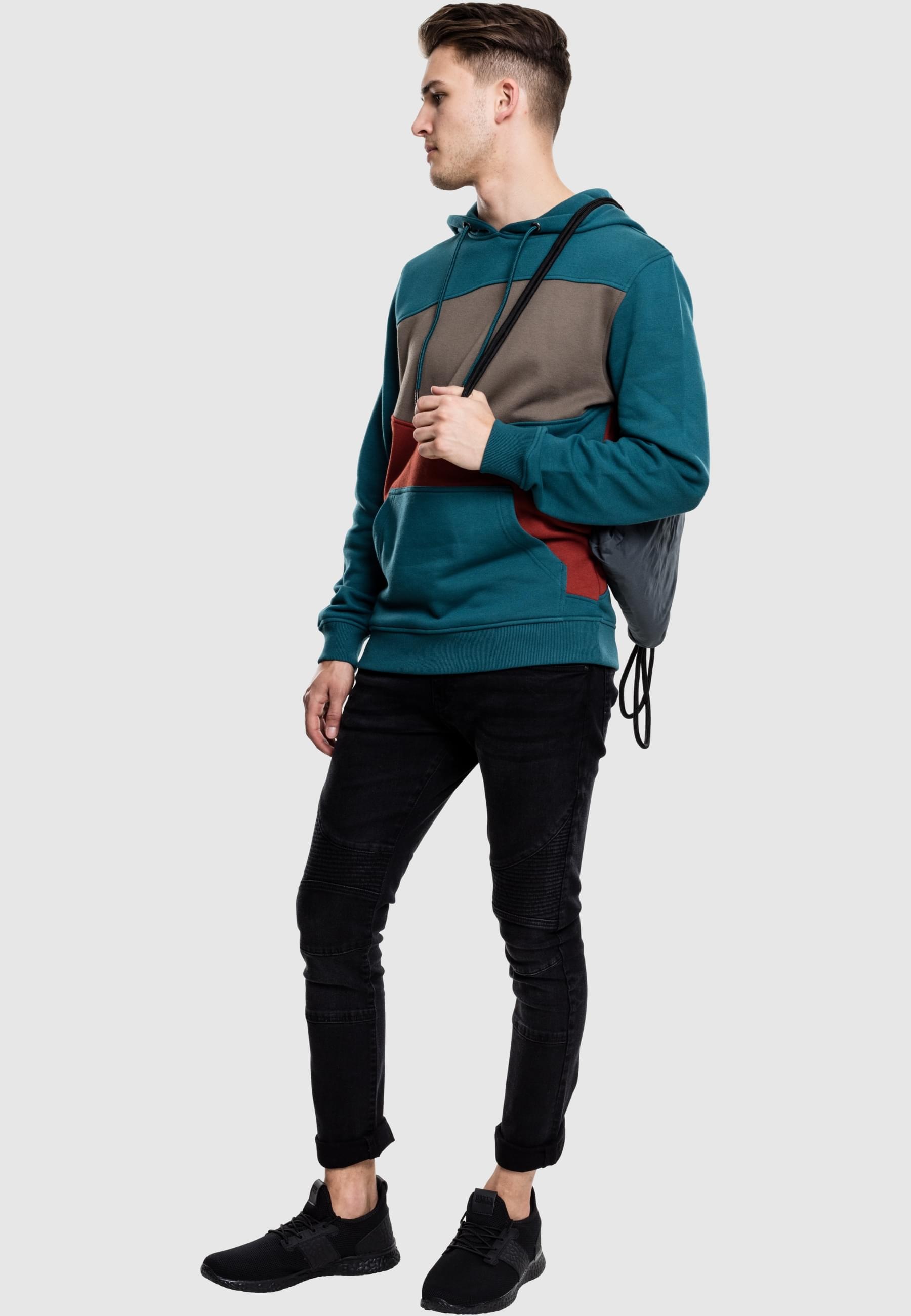 URBAN CLASSICS Sweatshirt »Urban Classics Herren Zig Zag Hoody«, (1 tlg.)