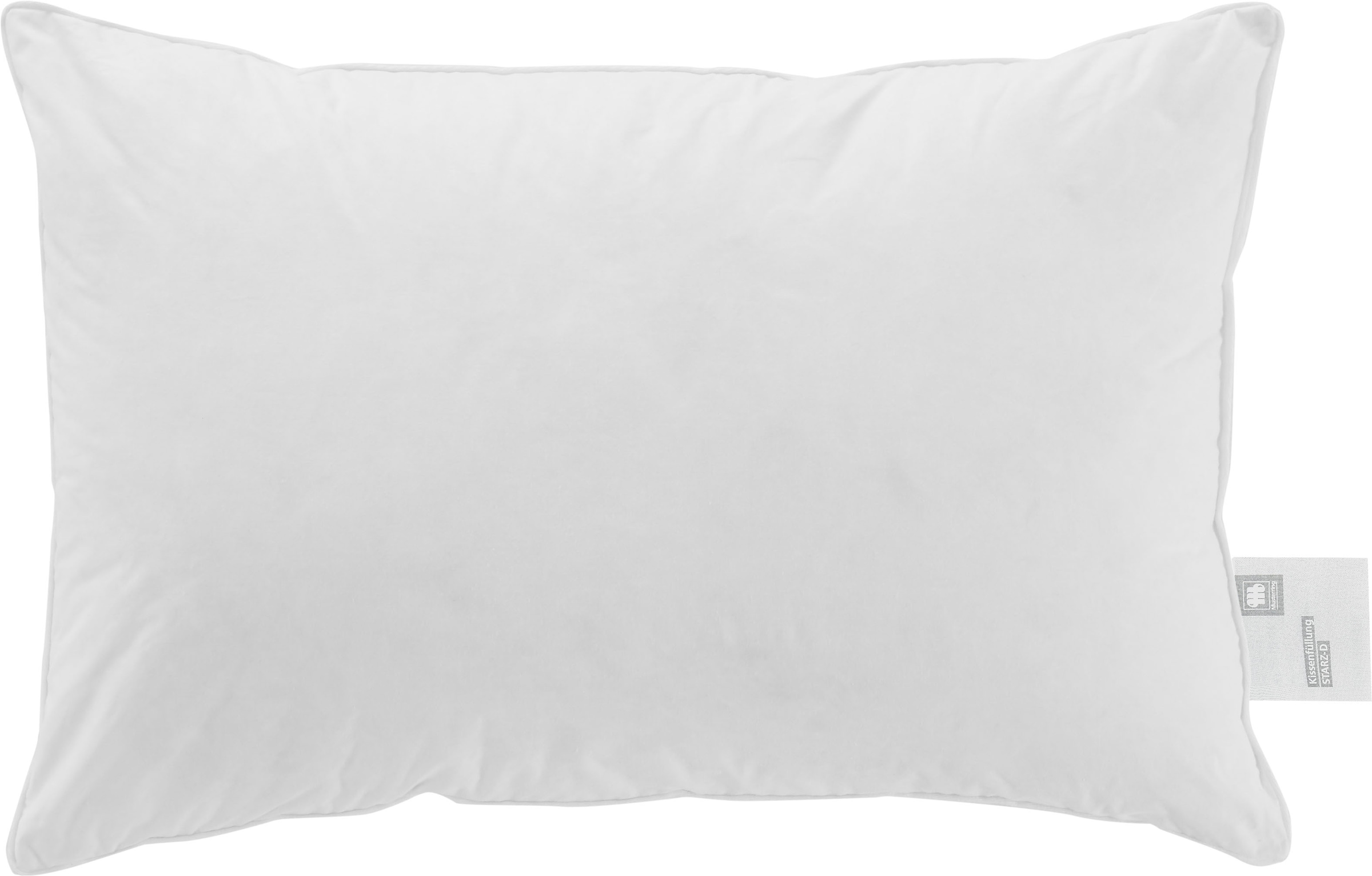 Musterring Kopfkissen »Starz«, Füllung: 100% Federn, Bezug: 100% Baumwolle, (1 St.), Kissen in den Größen 40 x60 cm und 45 x 45 cm erhältlich.