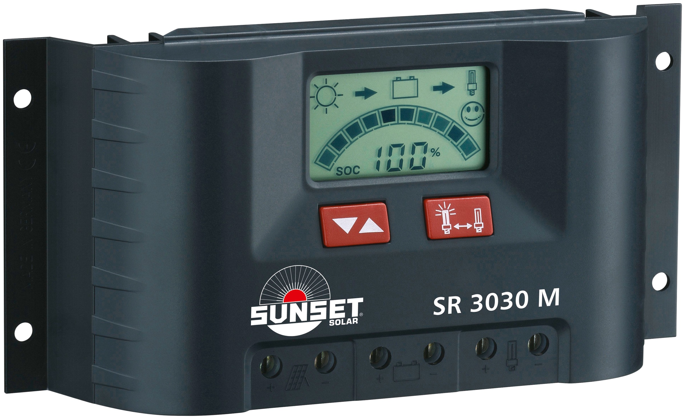 Sunset Solarladegerät "SR 3030M", 30000 mA, (1 St.), 30A