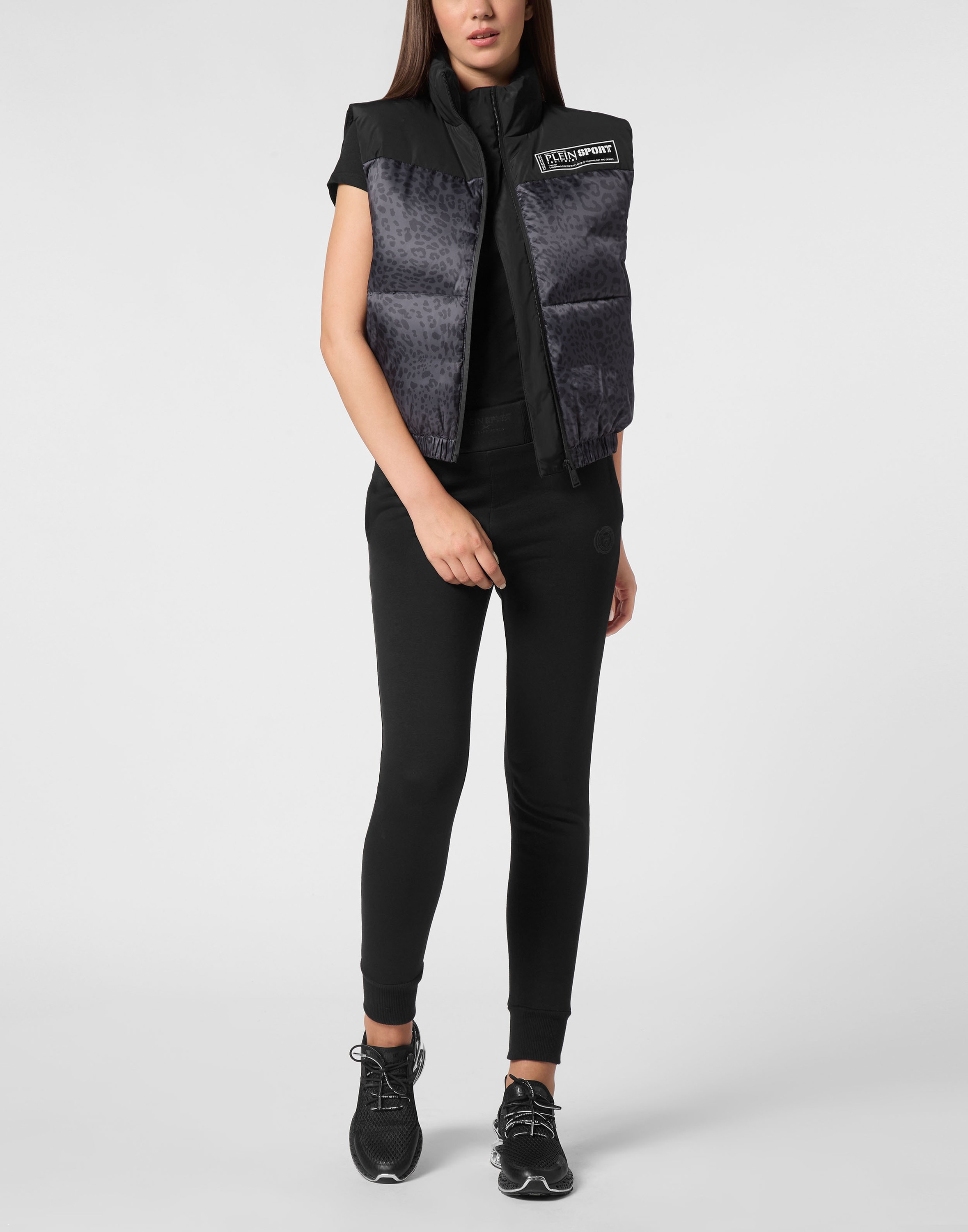 PLEIN SPORT Kurzweste »Leopard«