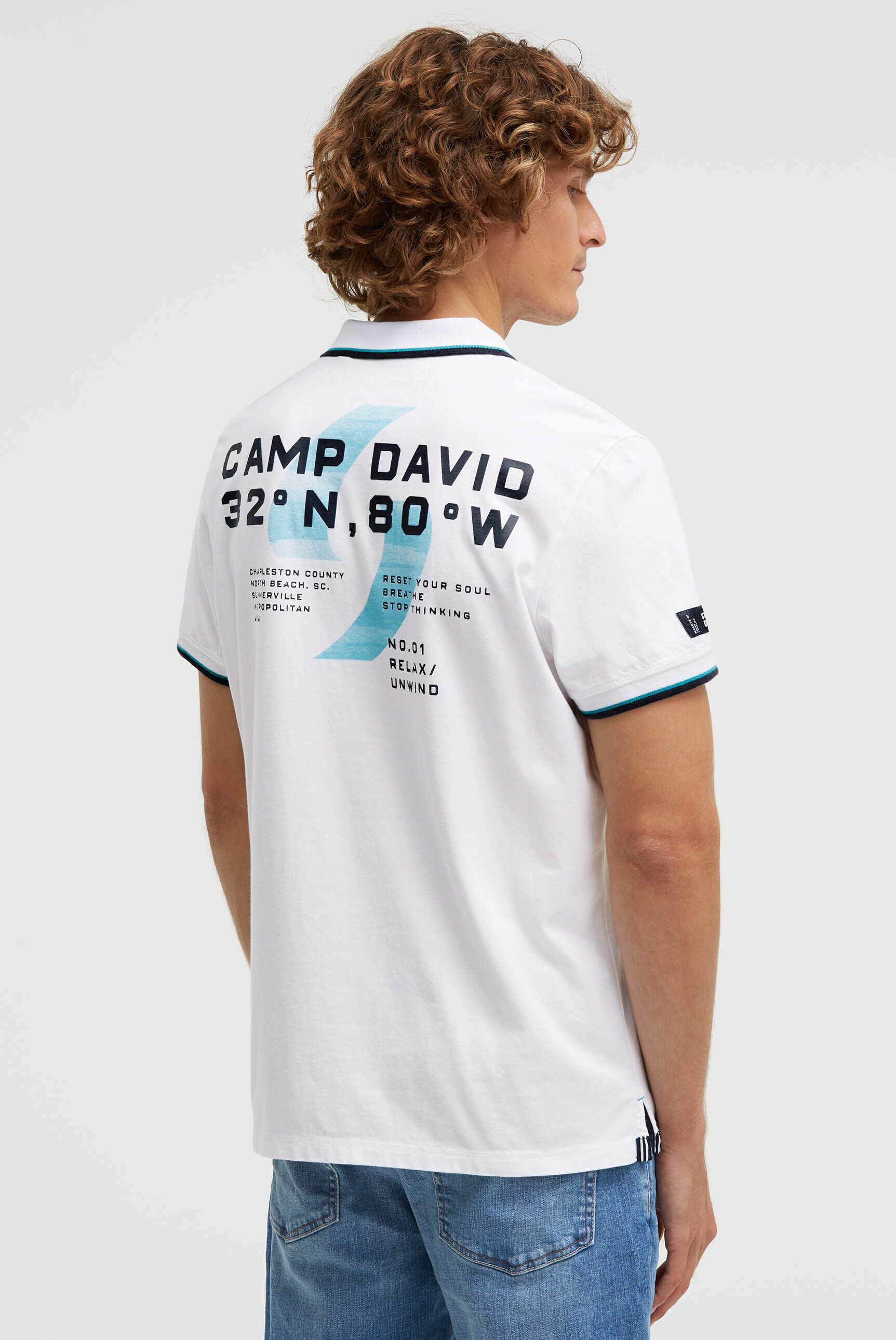 CAMP DAVID Poloshirt aus Baumwolle günstig online kaufen