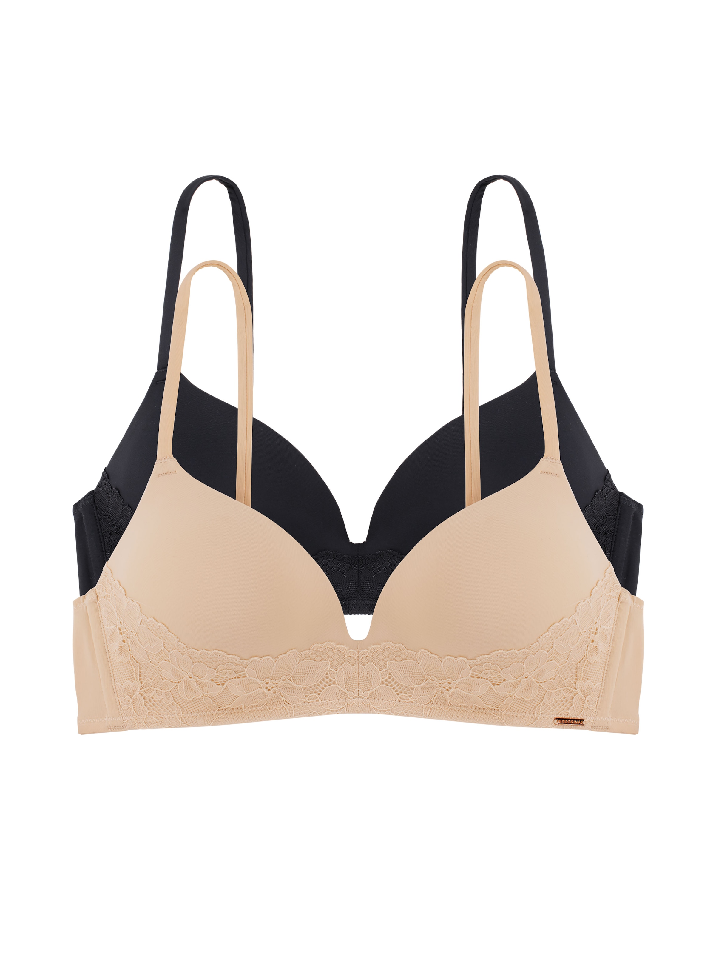 Dorina T-Shirt-Bh "Fili/Lace" Mit Floraler Spitze, Verstellbare Träger