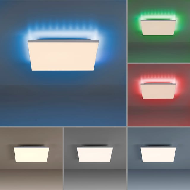Leuchten Direkt LED-Deckenleuchte »CONRAD«, dimmbar über Fernbedienung |  BAUR